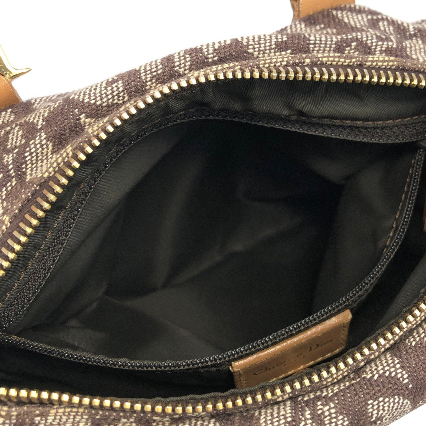 Christian Dior Trotter Small Bostonbag Handbag Brown Vintage Old y2sh4f