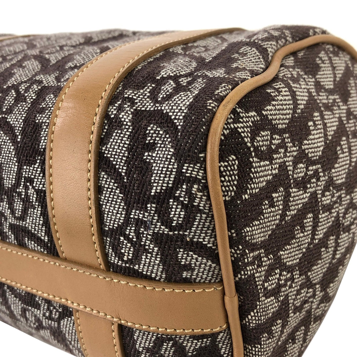 Christian Dior Trotter Small Bostonbag Handbag Brown Vintage Old y2sh4f