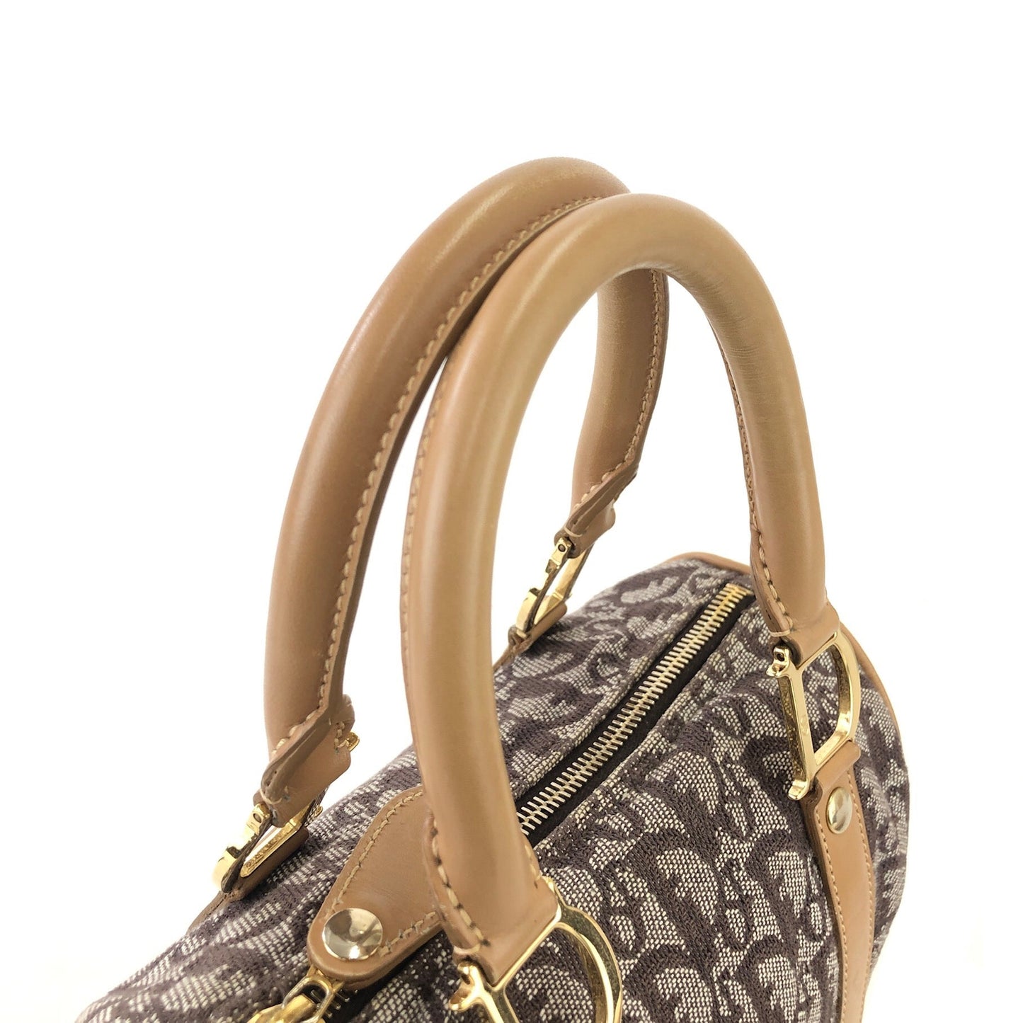 Christian Dior Trotter Small Bostonbag Handbag Brown Vintage Old y2sh4f