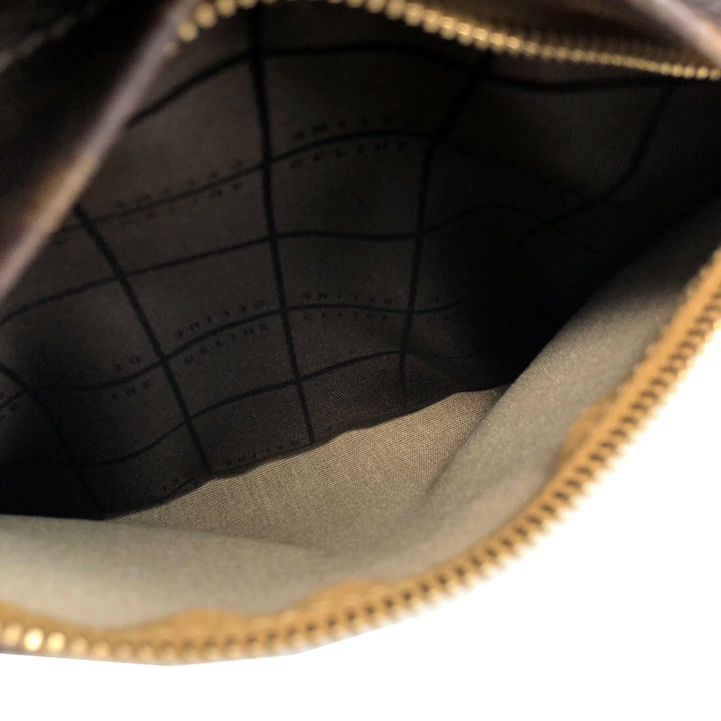 CELINE Celine Madameka PVC Leather Front Zipper Square Tote Bag Brown Vintage Old Celine mpgnga