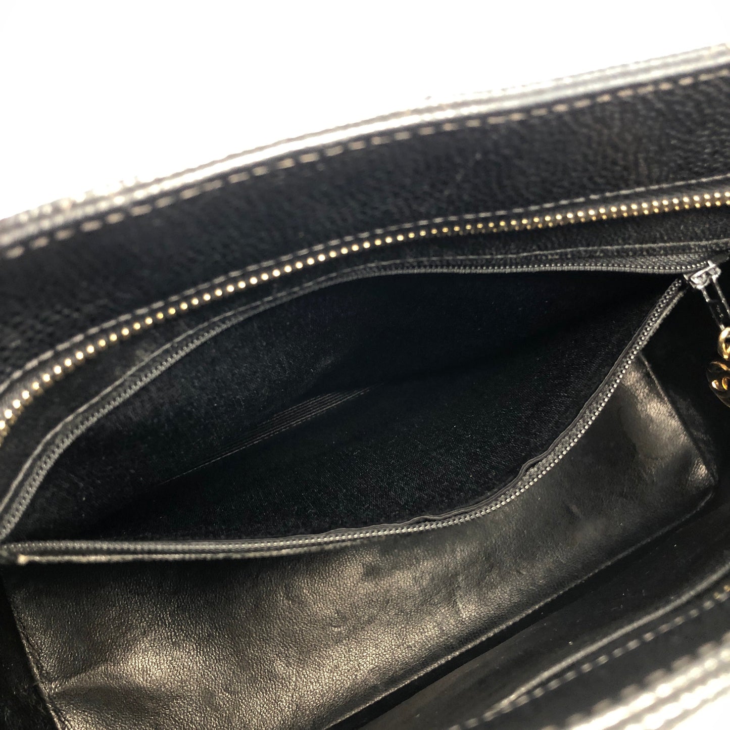 CHANEL Matelasse Cocomark Caviar Leather Totebag Shoulder bag Black Old Vintage gkeujr