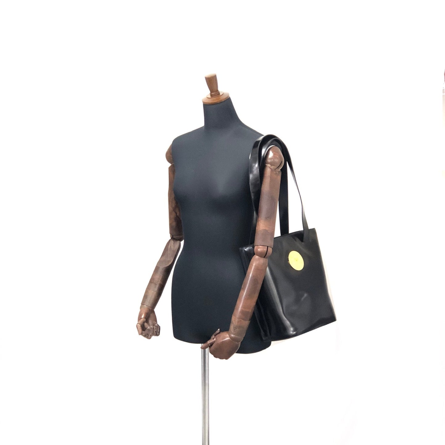 CELINE Arc de Triomphe Plate 皮革托特包 黑金 復古舊款 Celine xr32dw