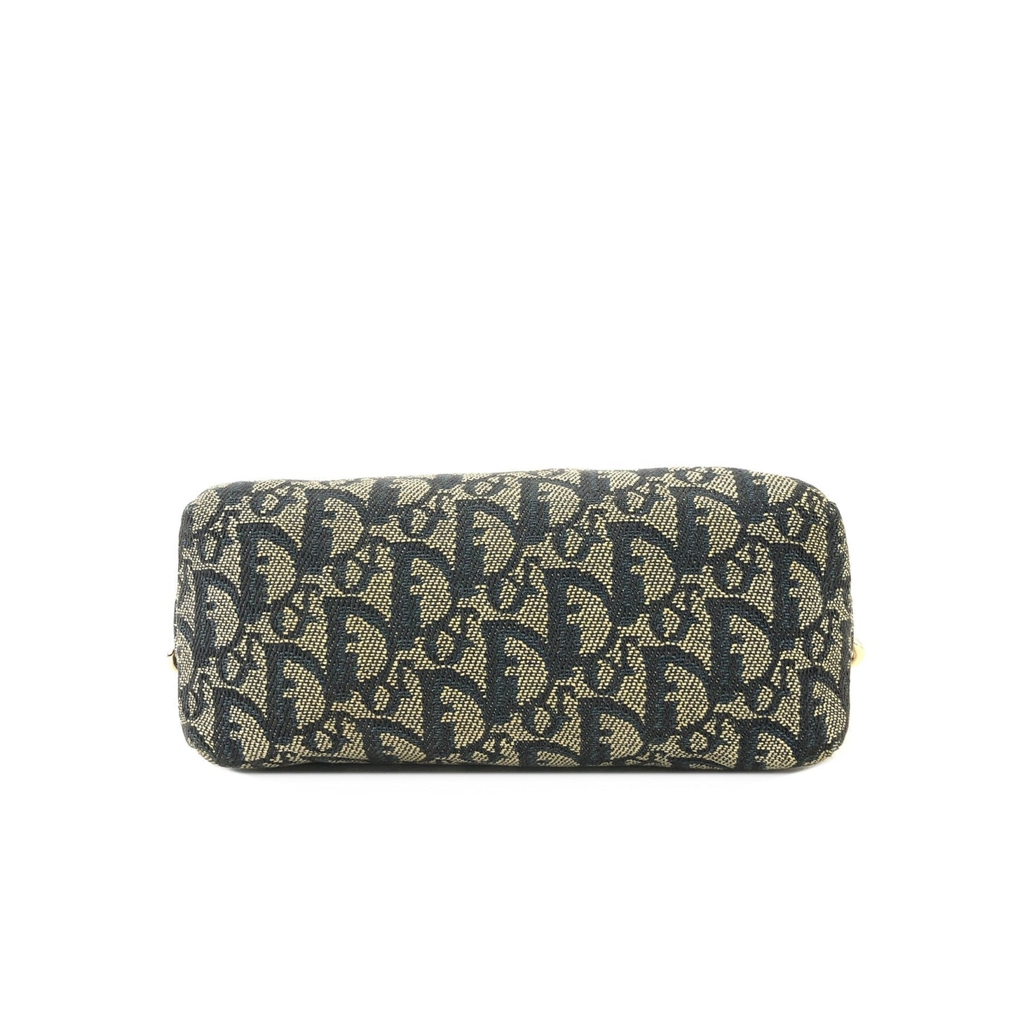 Christian Dior Trotter Oblique Jacquard Chain Mini Shoulder bag Navy Vintage Old 2xadkk