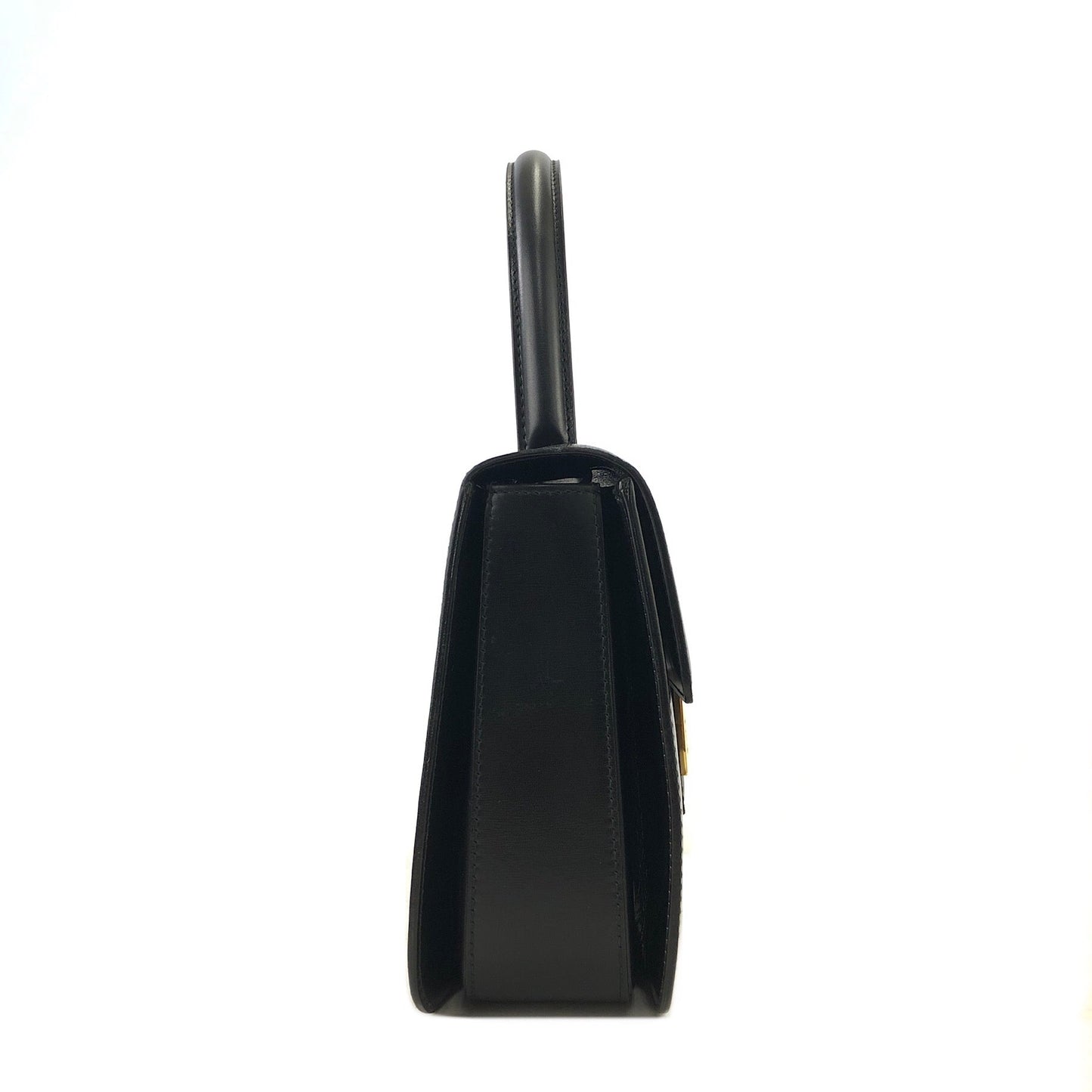 CELINE Horse Carriage Two-way Handbag Crossbody Shoulderbag Black Vintage Old CELINE amcz36
