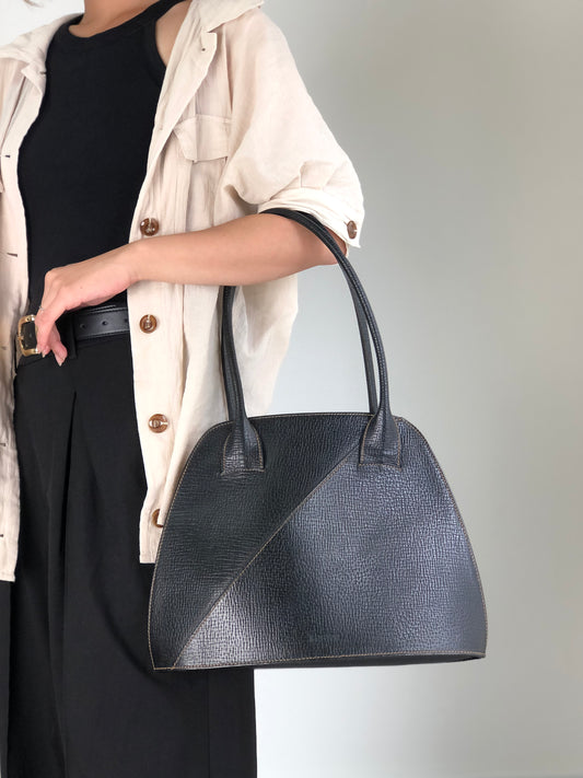 LOEWE Logo Embossed Handbag Black Vintage g64y6x