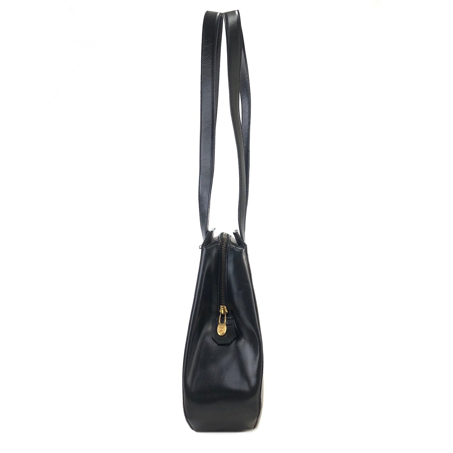 CELINE Triomphe 皮革托特包肩包黑金復古舊款 Celine cpfk62