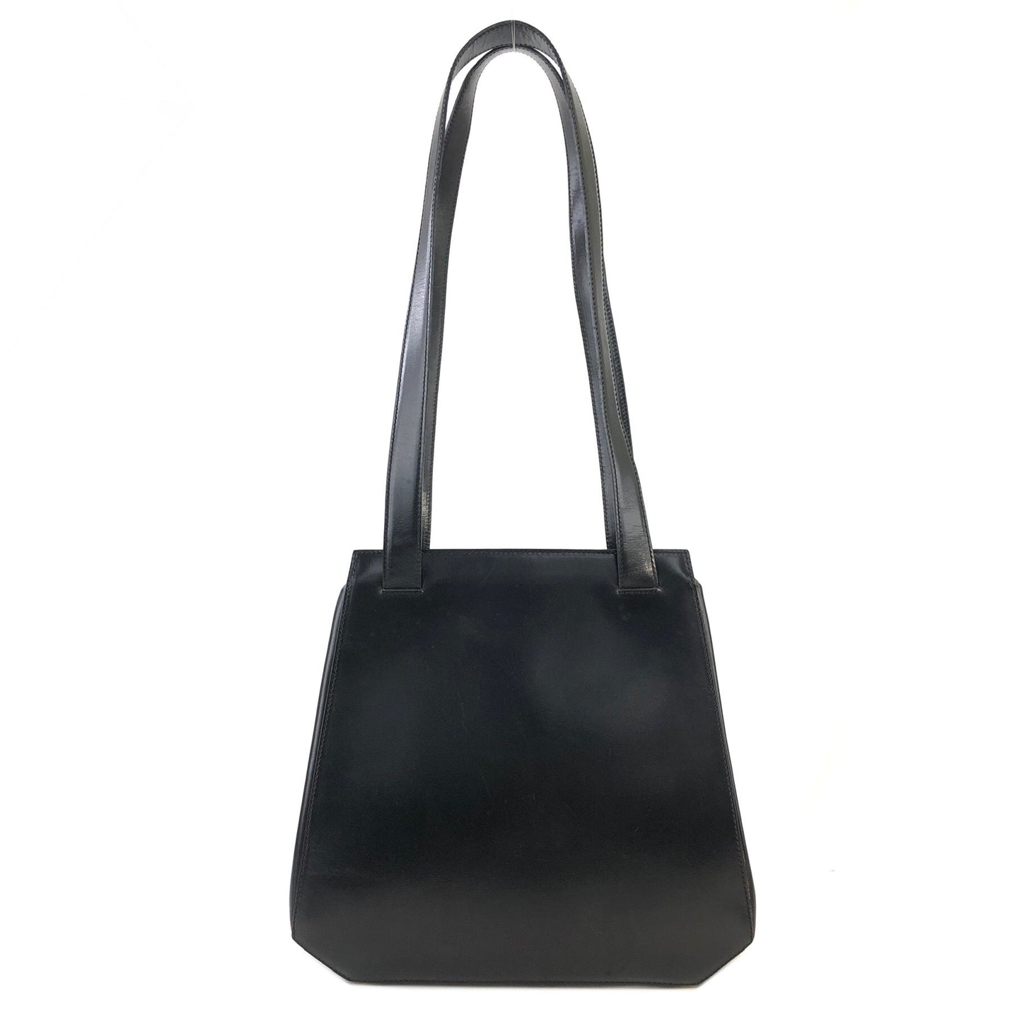 CELINE Triomphe 皮革托特包肩包黑金復古舊款 Celine cpfk62