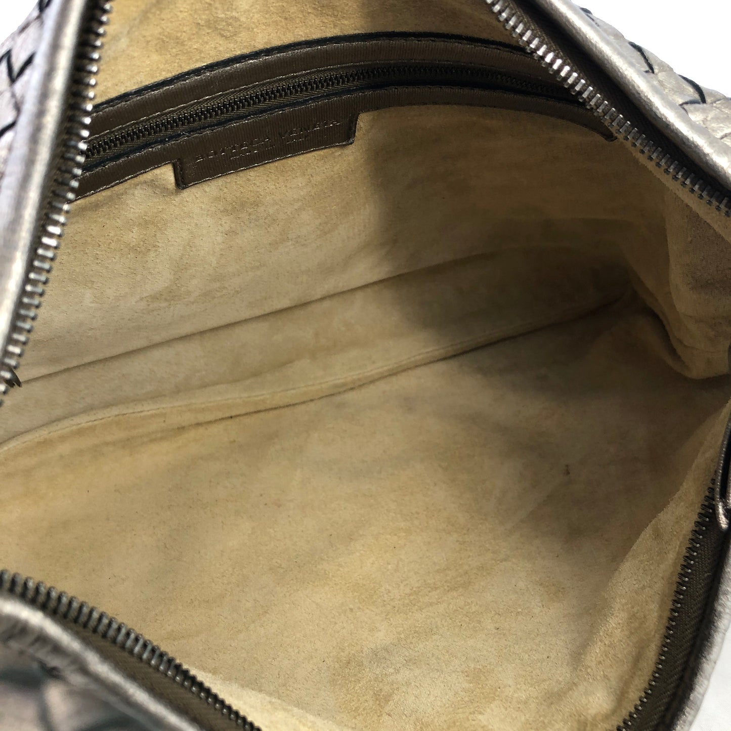 Bottega Veneta Intrecciato 皮革 Hobo 包款單肩包金屬金復古 whsy5u