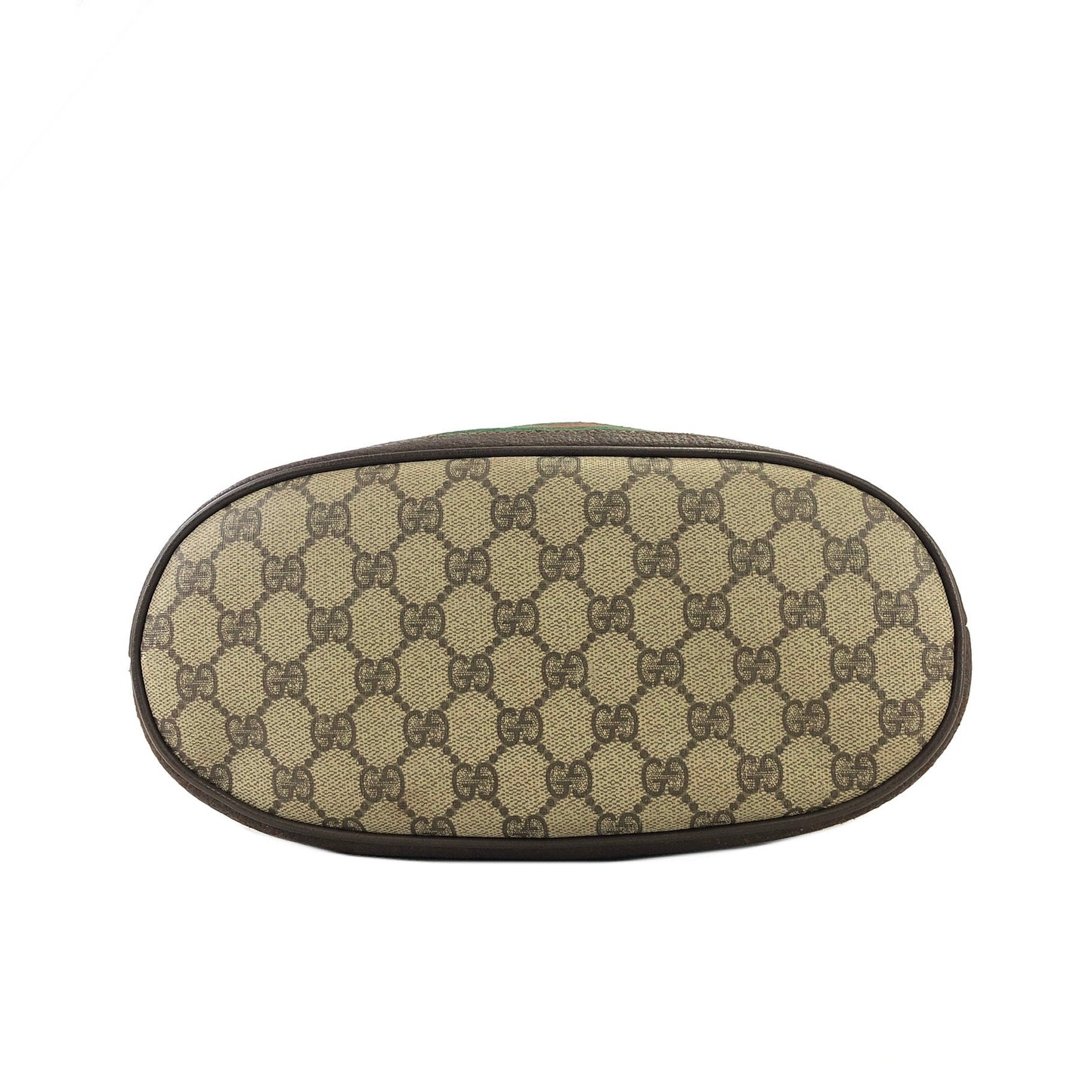 GUCCI Sherry line Drawstring Shoulder bag Brown Vintage Old Gucci cu5hat