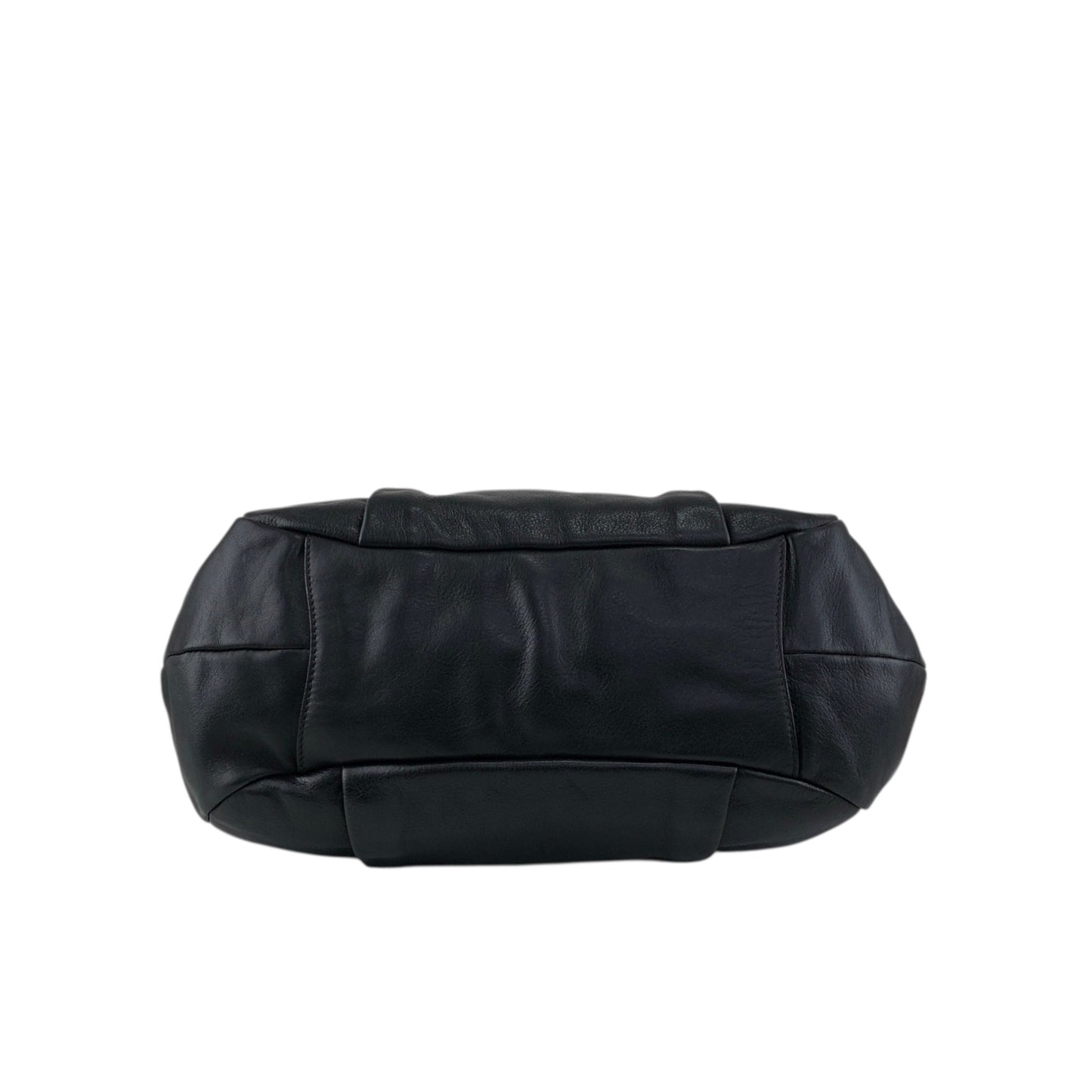 PRADA Logo Two-way Handbag Shoulder bag Black Vintage te623t