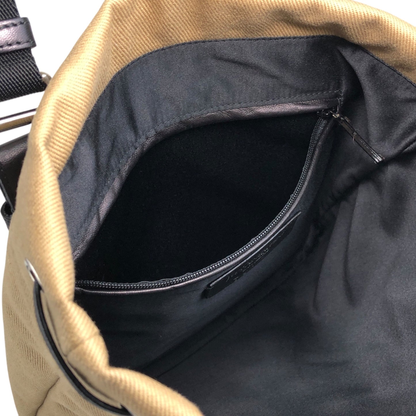 Yves Saint Laurent YSL Logo Totebag Beige Vintage tc7pge