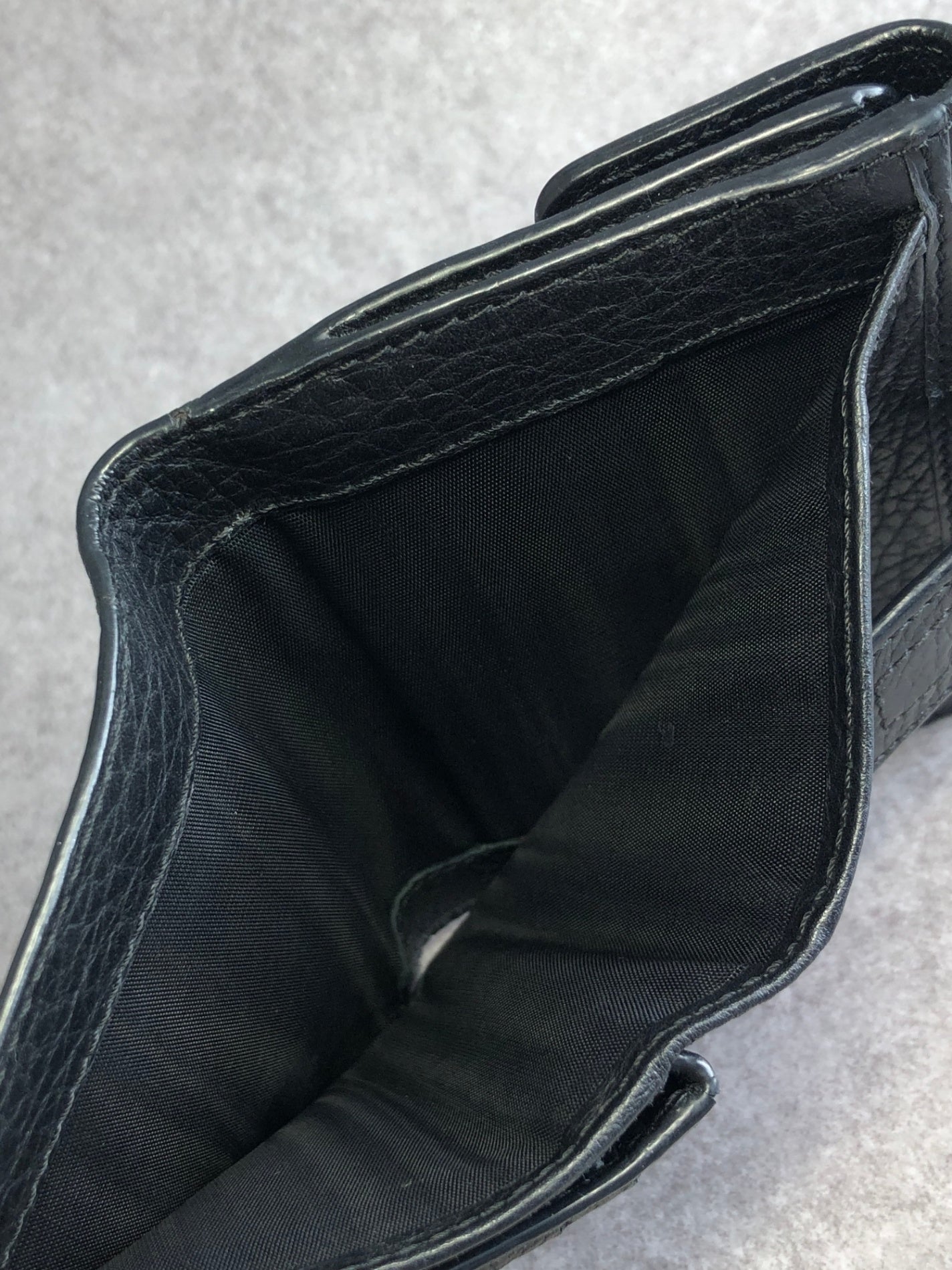 CELINE Blason Folded Wallet Black Vintage rd5jjk