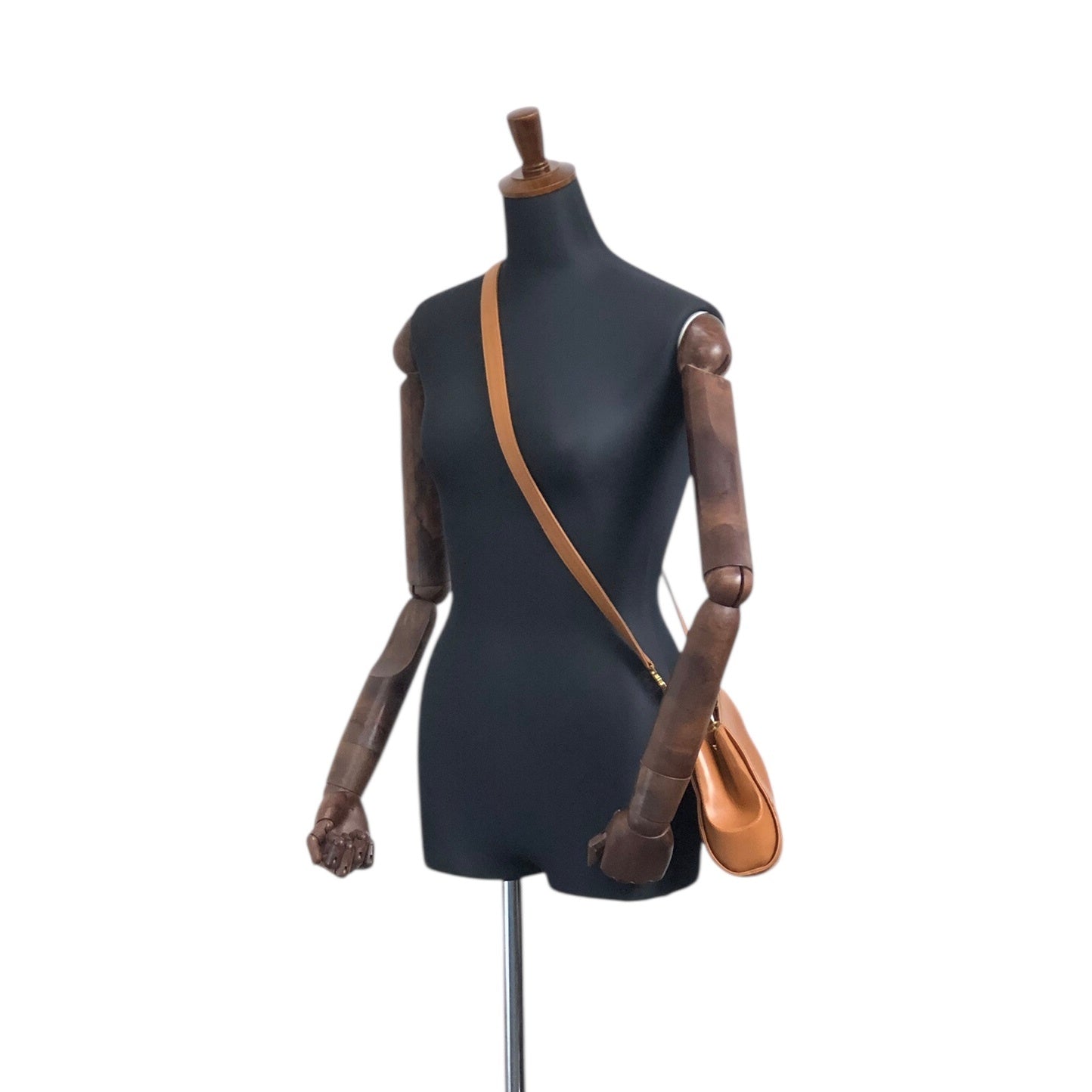 LOEWE Anagram Motif Shoulder bag Camel Vintage hkfnkp