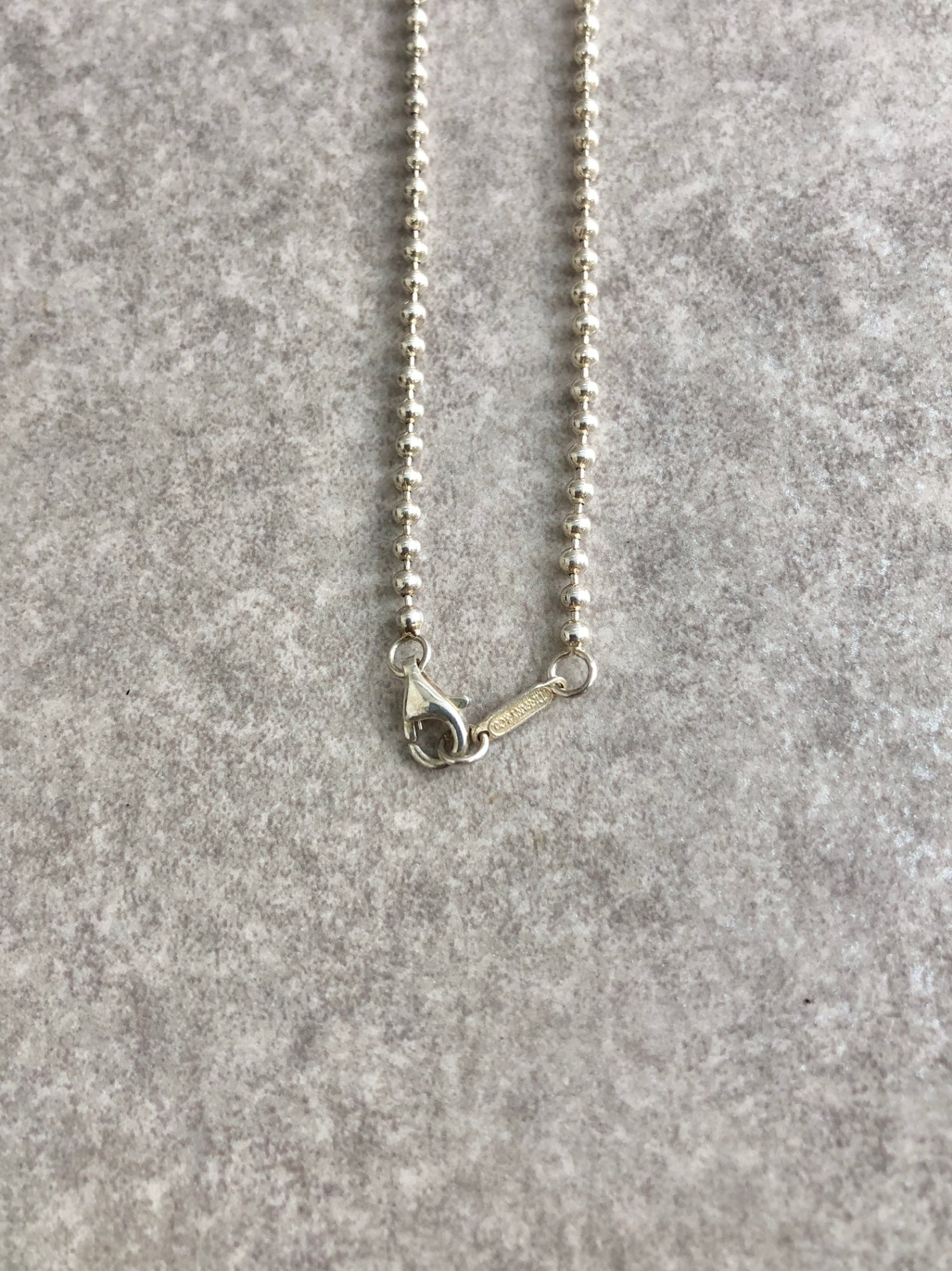 Tiffany & Co. Necklace Silver SILVERE 925 Vintage fxba3r