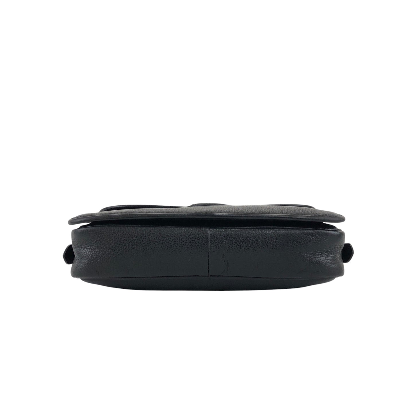 Yves Saint Laurent YSL Logo Shoulder bag Black Vintage 2c23th