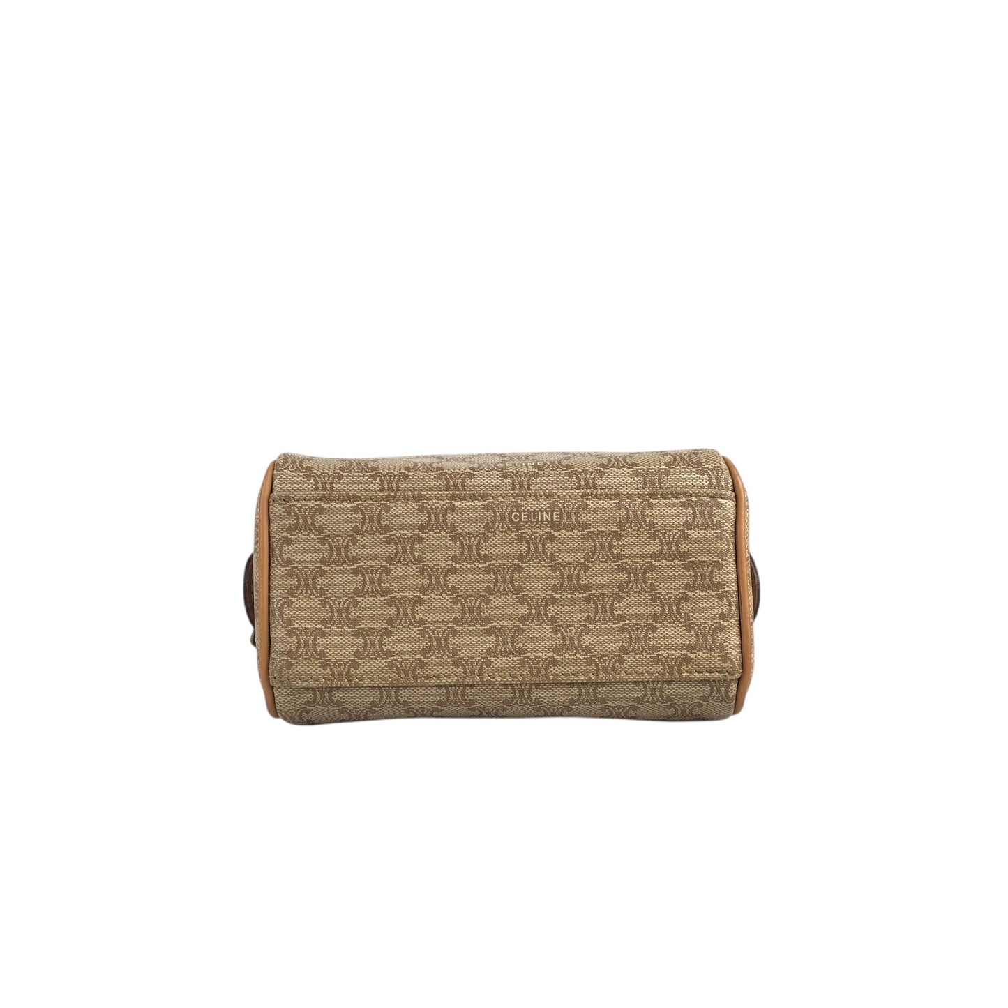 CELINE Macadam 兩用小號手提包單肩包米色復古 ecy7xt