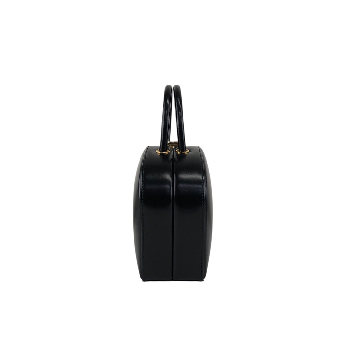 LOEWE Anagram Top Handle Handbag Vanity bag Black Vintage nxkdzt
