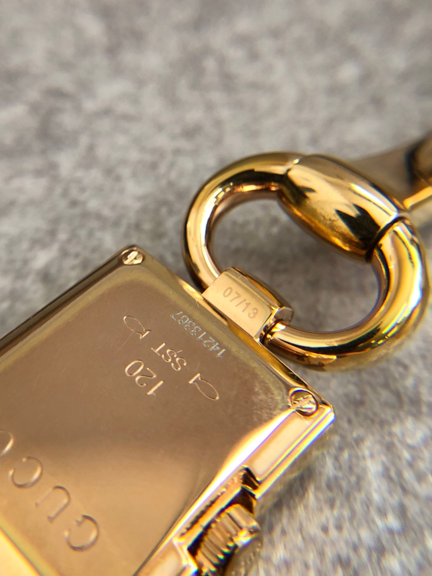 GUCCI Quartz Watch Gold Vintage mmeza3
