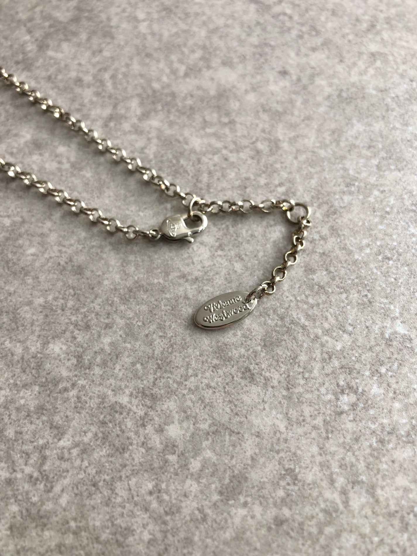 Vivienne Westwood Necklace Silver Vintage h67zc7
