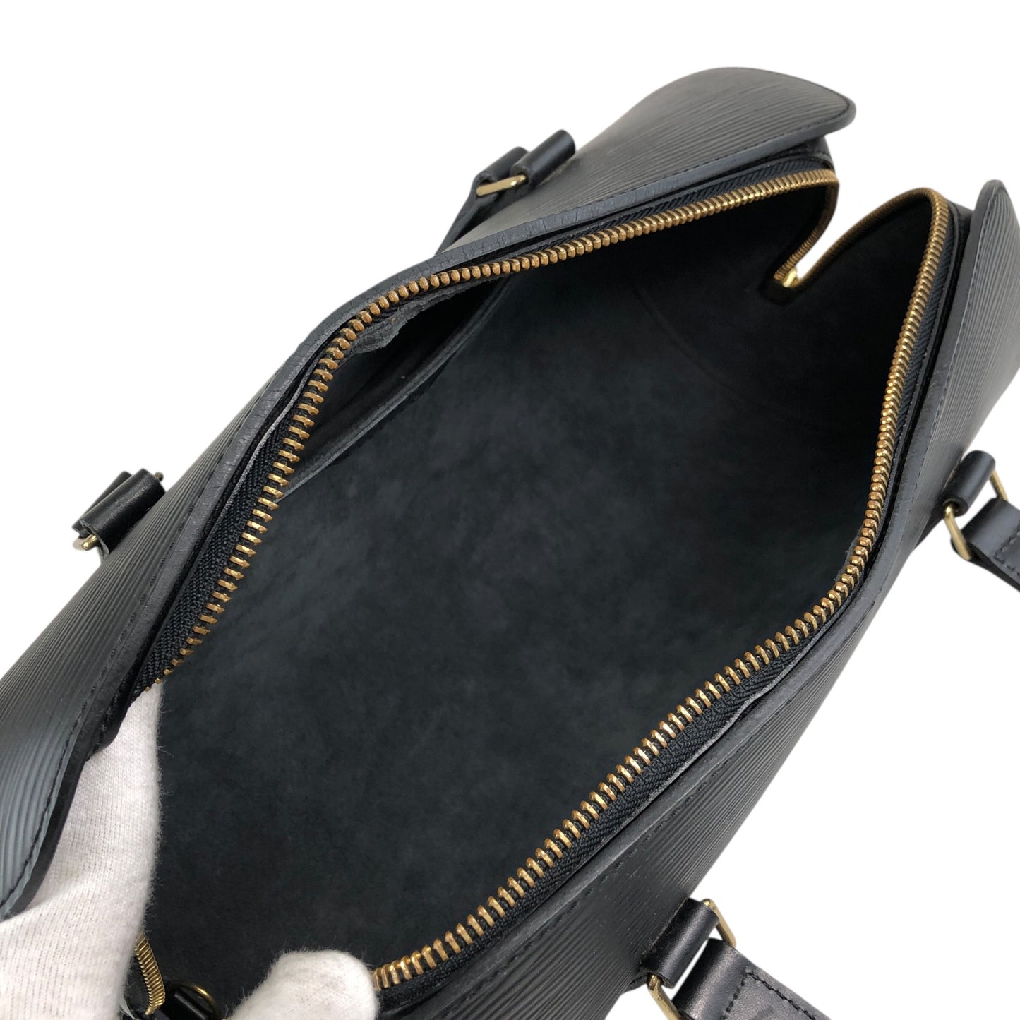 LOUIS VUITTON Epi Handbag Black Vintage 6snpey