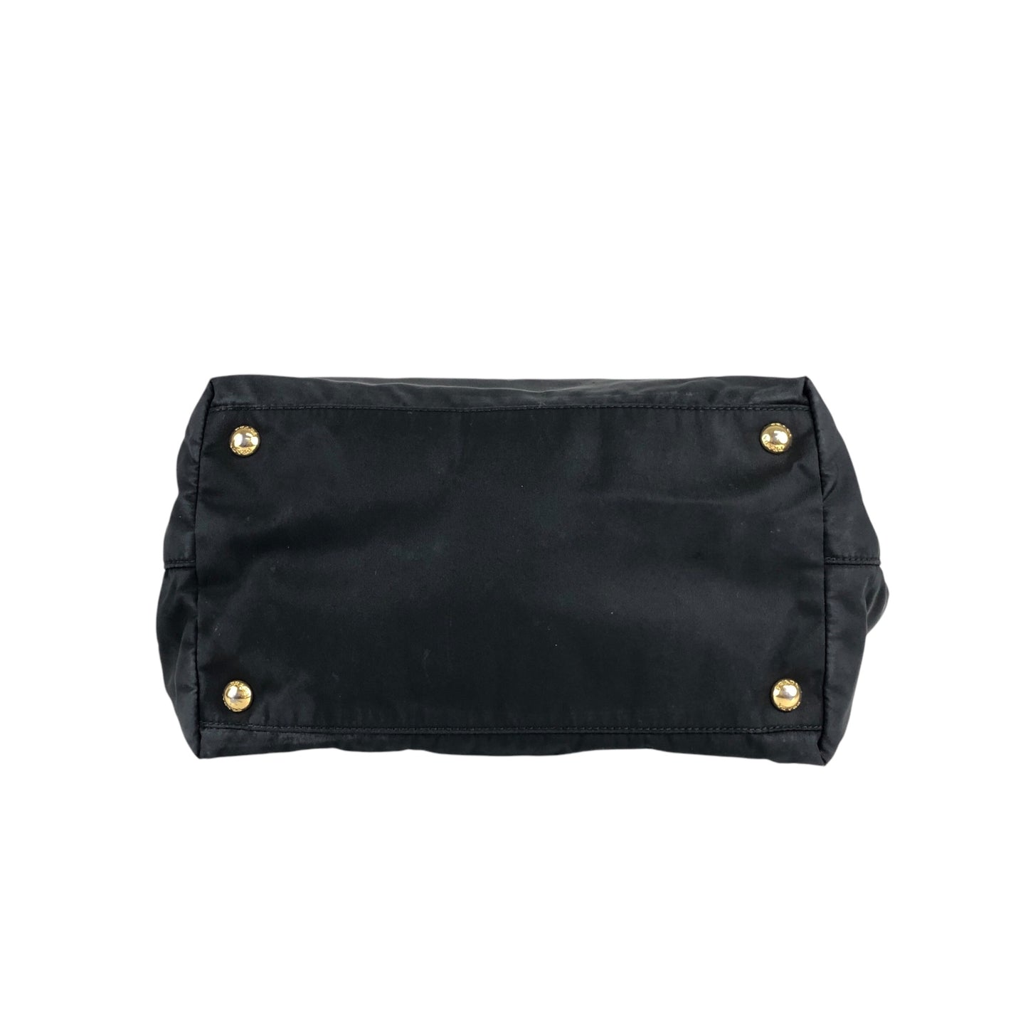 PRADA Logo Handbag Black Vintage embxsx