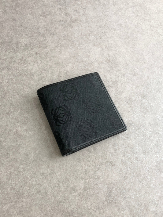 LOEWE Anagram Folded Wallet Black Vintage rxfn4n