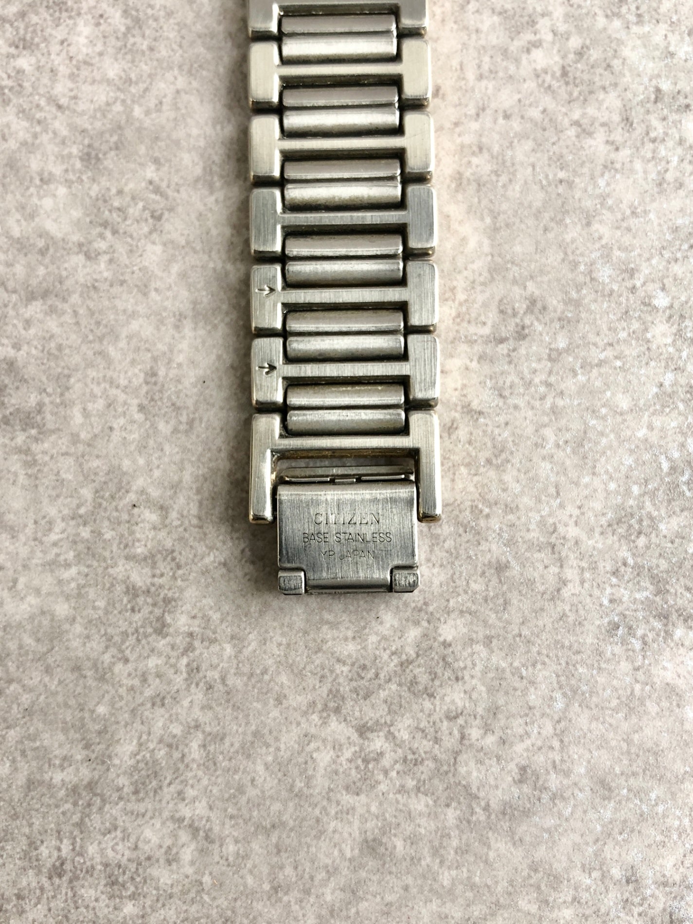 Yves Saint Laurent YSL Logo Quartz Watch Silver×Gold 4620-E60657Y Vintage 6iv5j7
