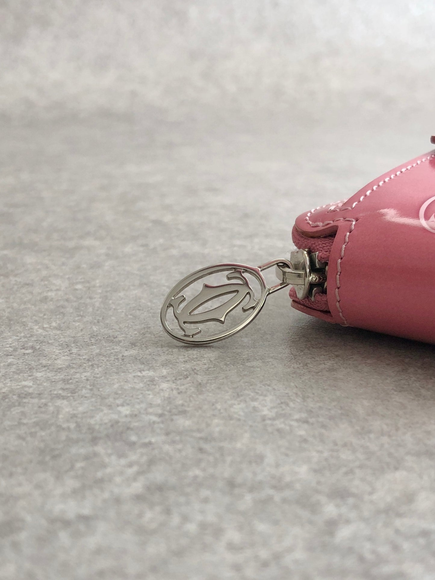 Cartier Folded Wallet Pink Vintage akkt2f
