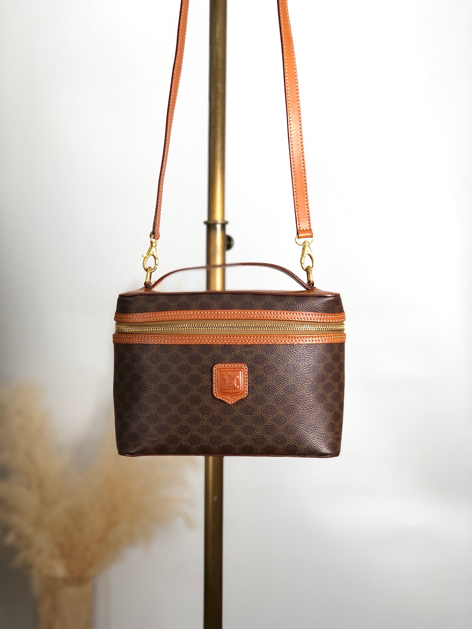 CELINE Macadam Blason Two-way Handbag Shoulder bag Vanity bag 