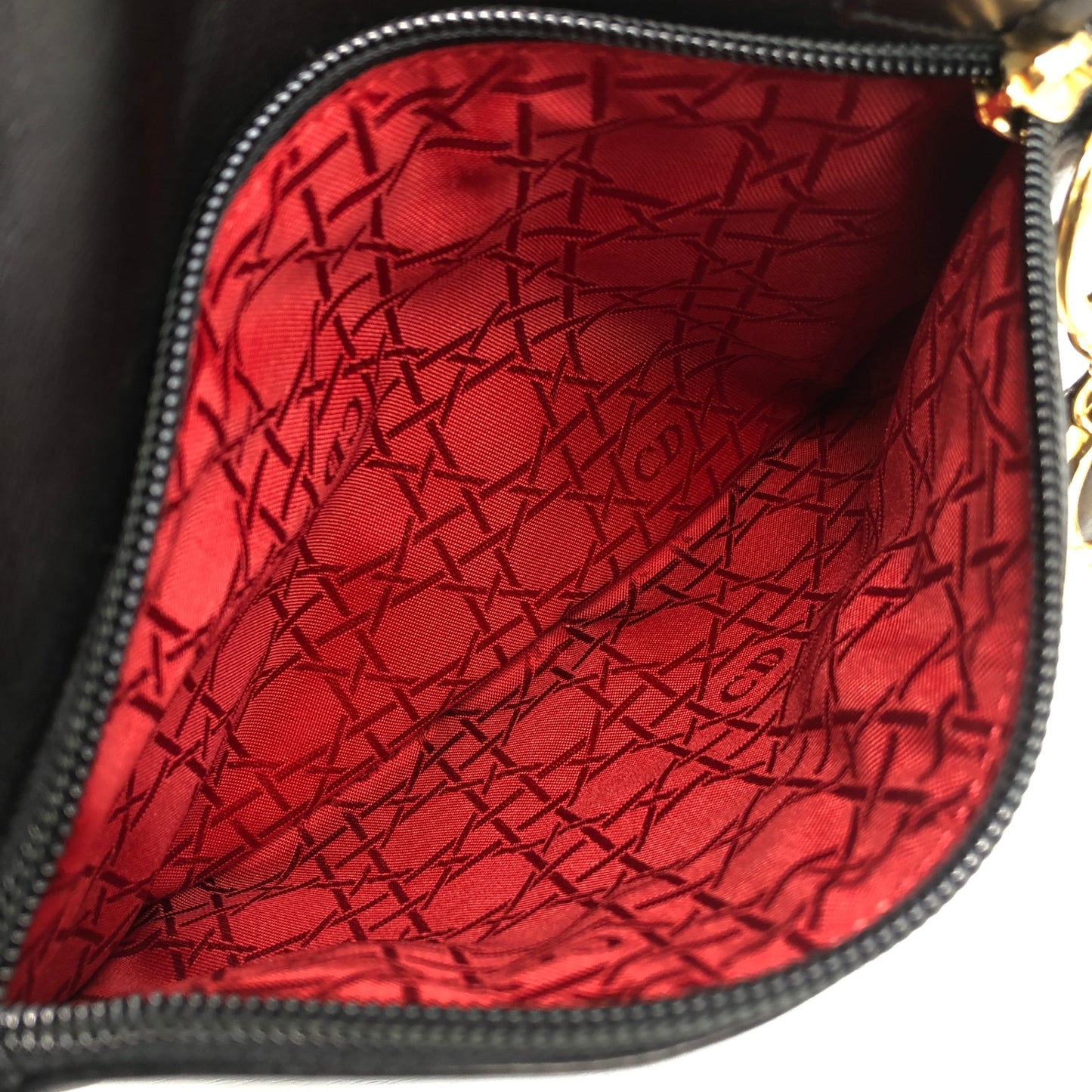 Christian Dior Logo Charm Backpack Black Vintage bbazr2