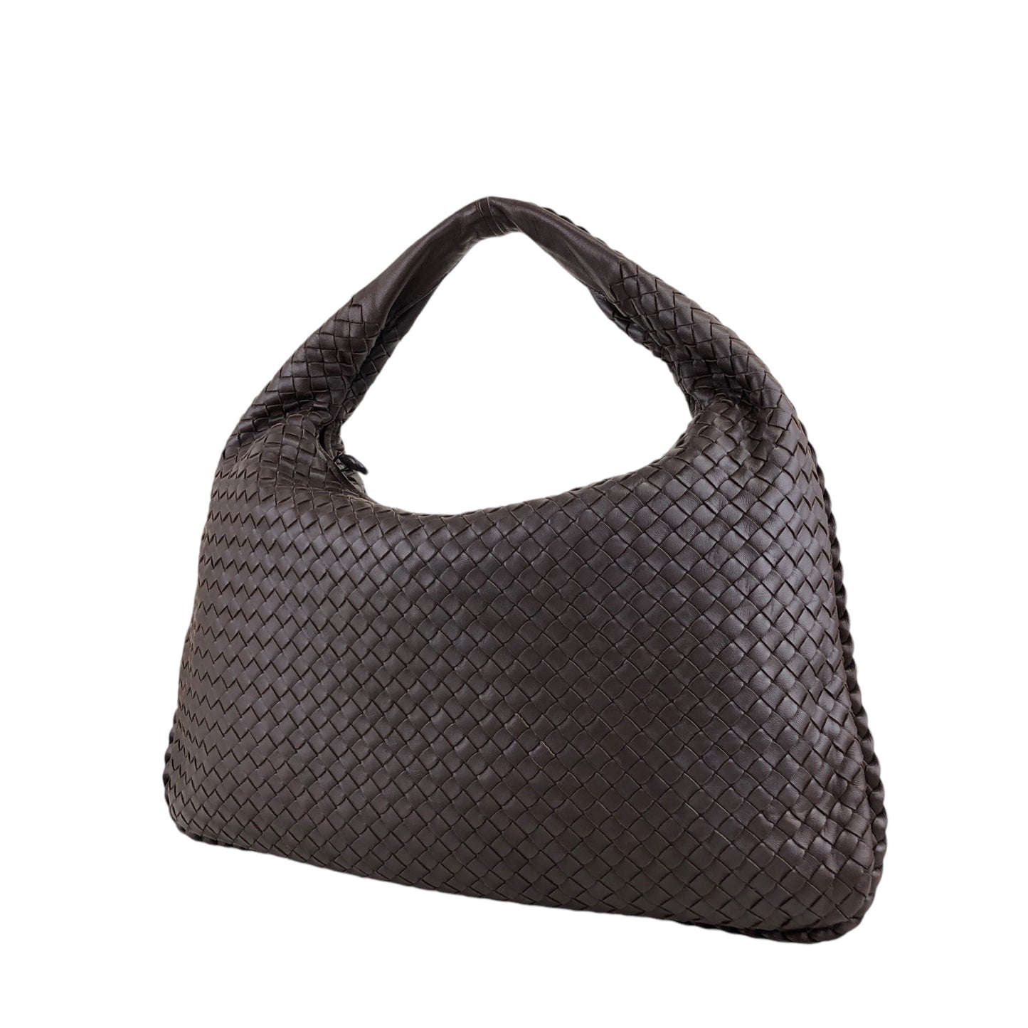 Bottega Veneta Intrecciato Shoulder bag Brown Vintage ugpenb