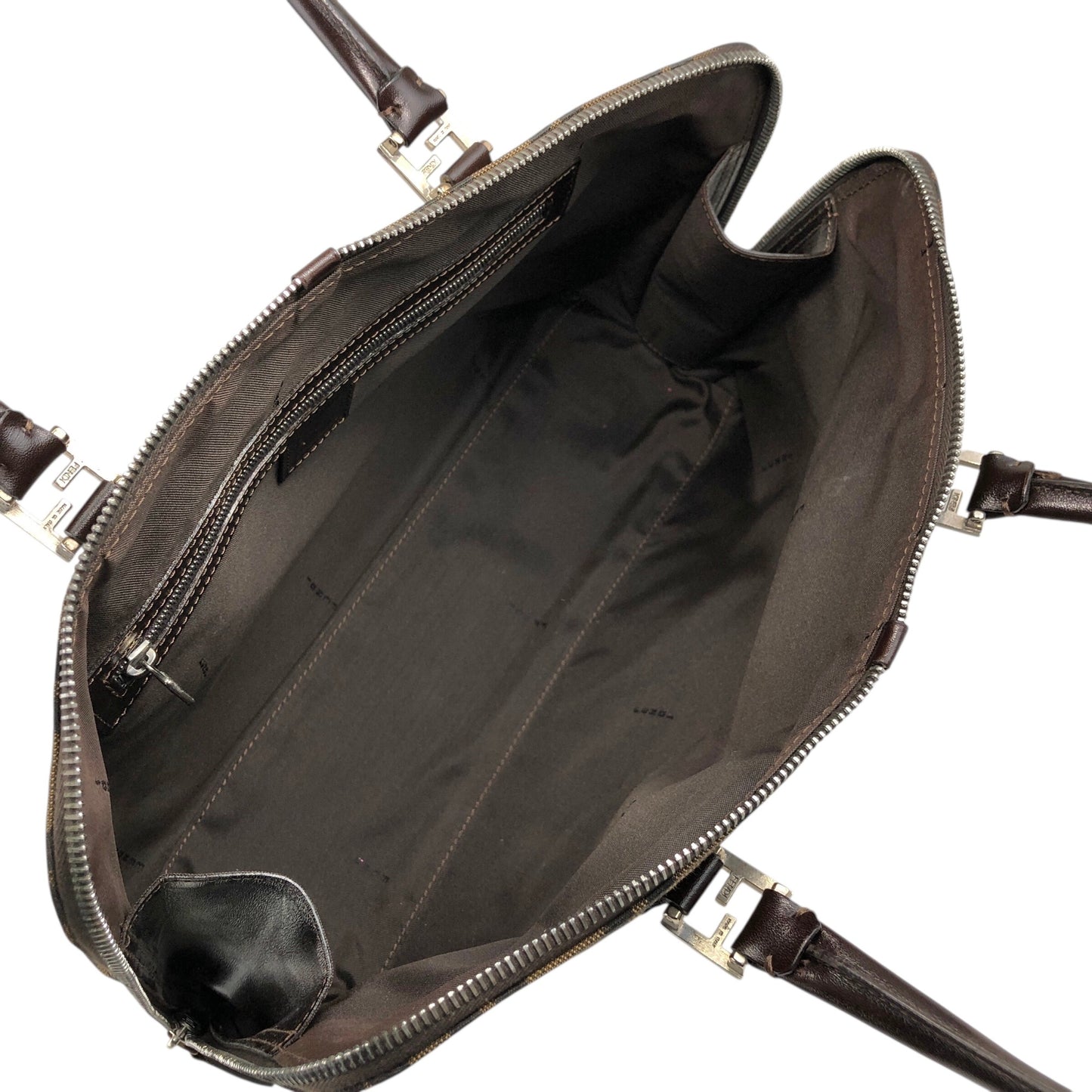 FENDI Shoulder bag Brown Vintage 3pcjz8