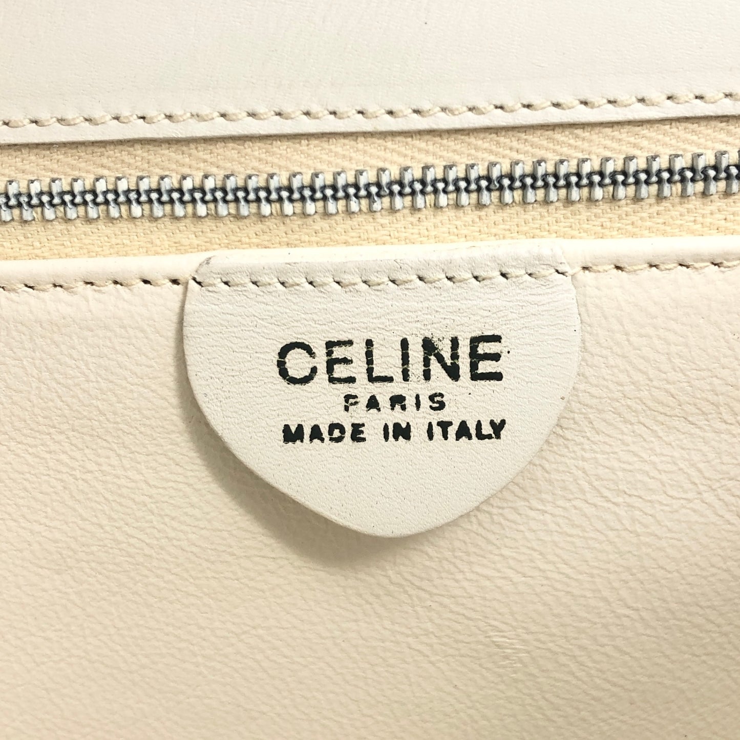 CELINE Starball Handbag White Vintage 4tutme
