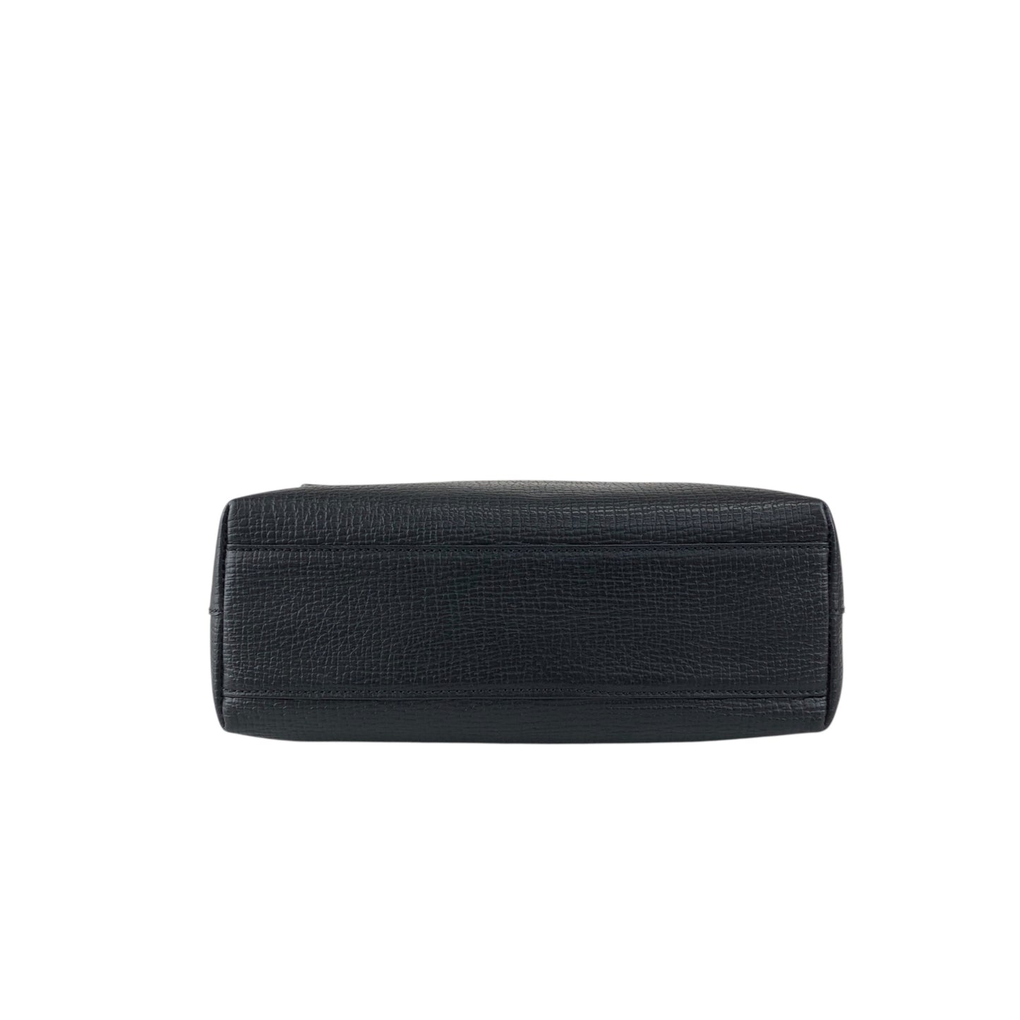 LOEWE Logo Embossed Handbag Shoulder bag Black Vintage rpd54b