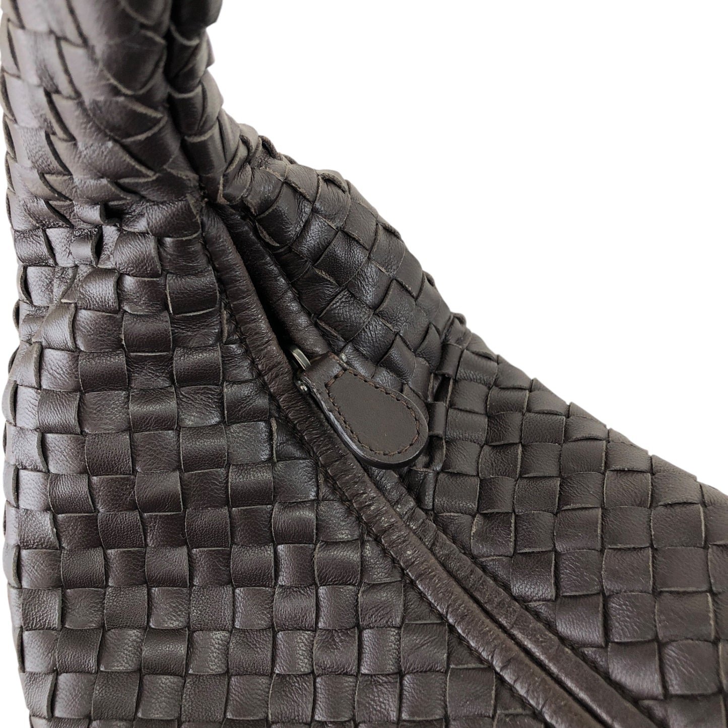 Bottega Veneta Intrecciato 單肩包 Hobobag 棕色 Vintage bmuhus