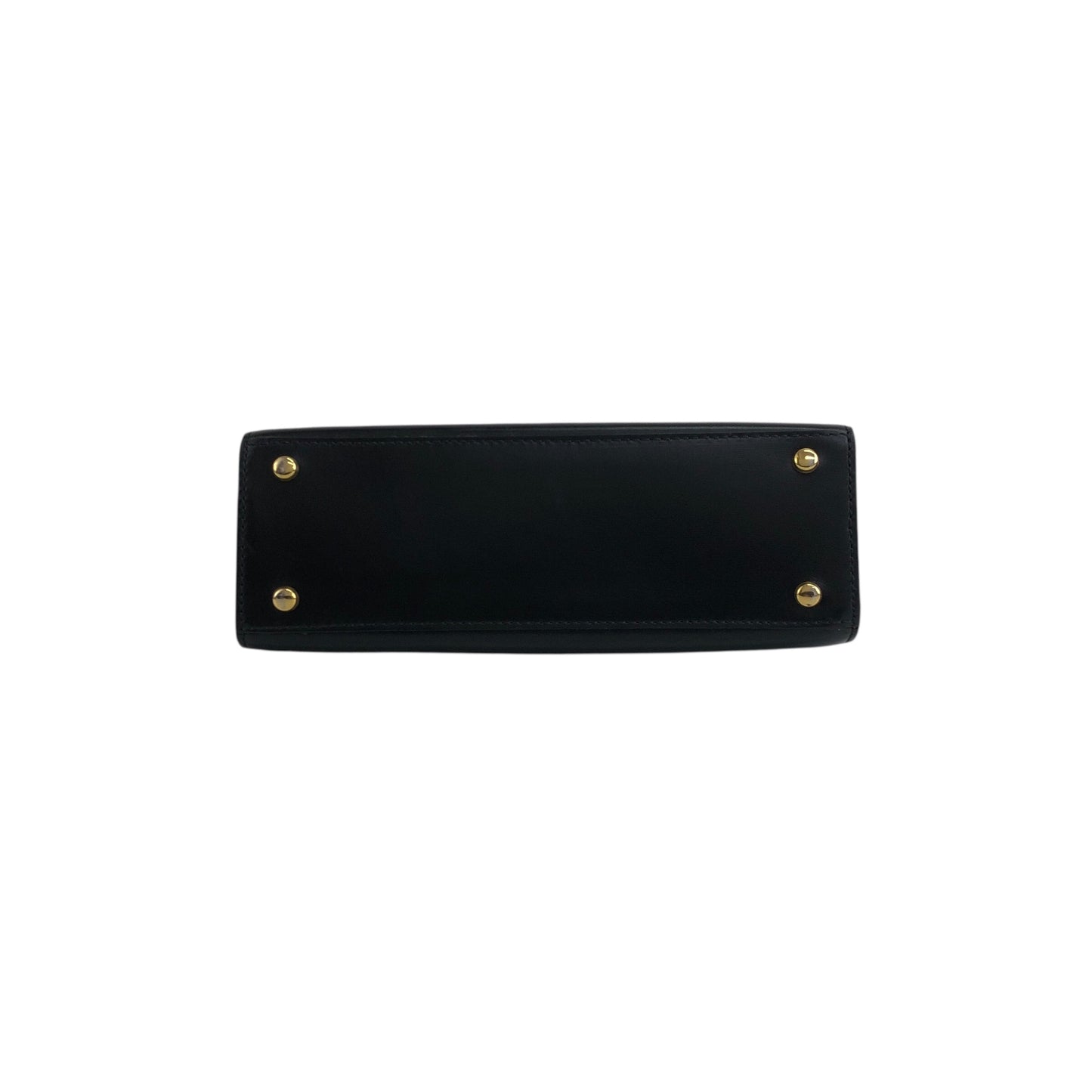 CELINE Horse Bit Two-way Handbag Shoulder bag Black Vintage my57ac