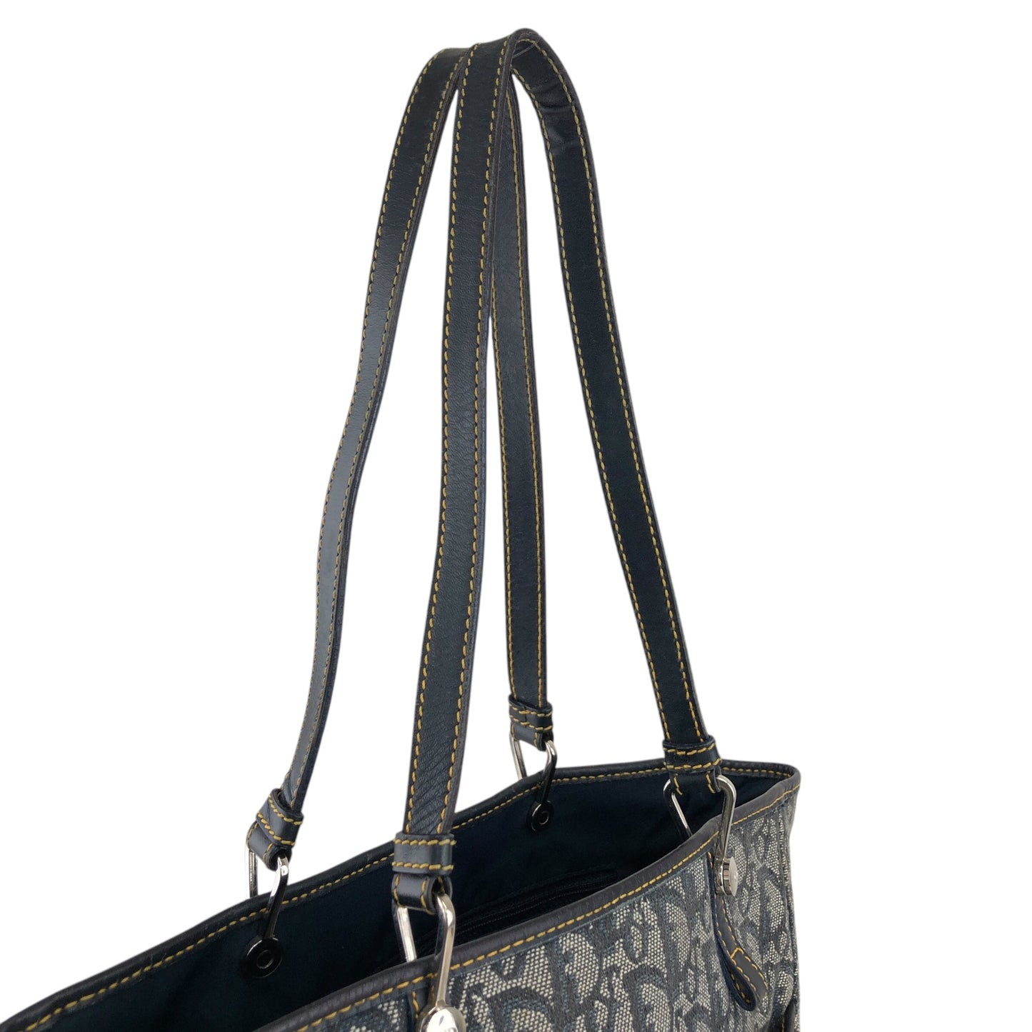 Christian Dior Trotter Totebag Navy Vintage mf286d