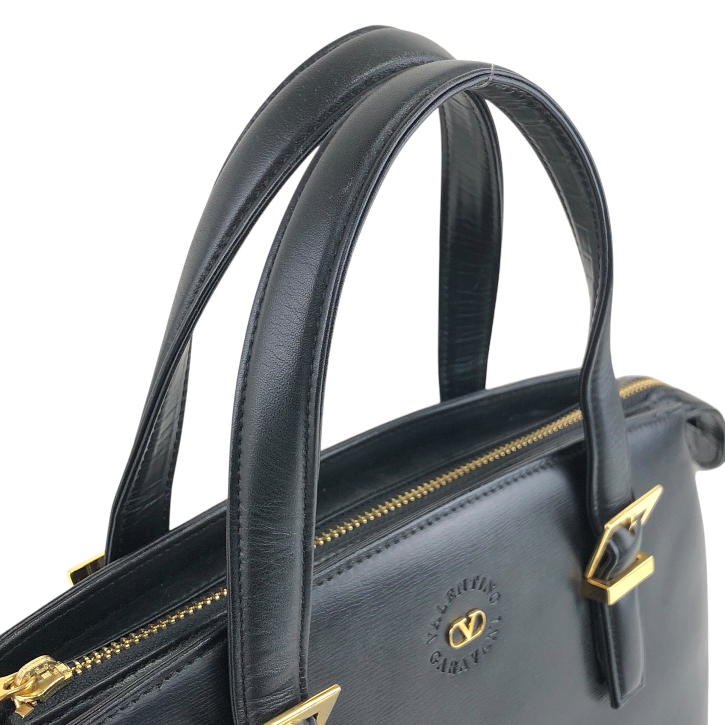 VALENTINO GARAVANI 標誌手袋 黑色 Vintage bdrkye