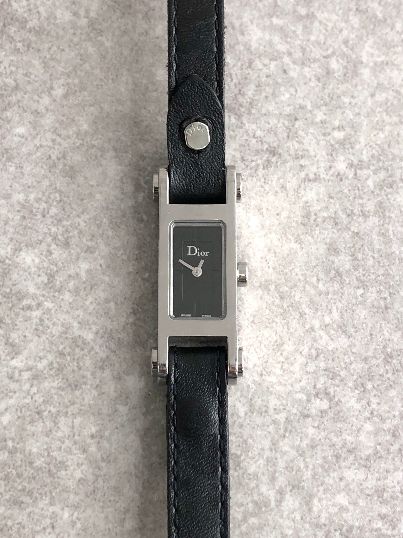 Christian Dior Watch Black Vintage c8tusy