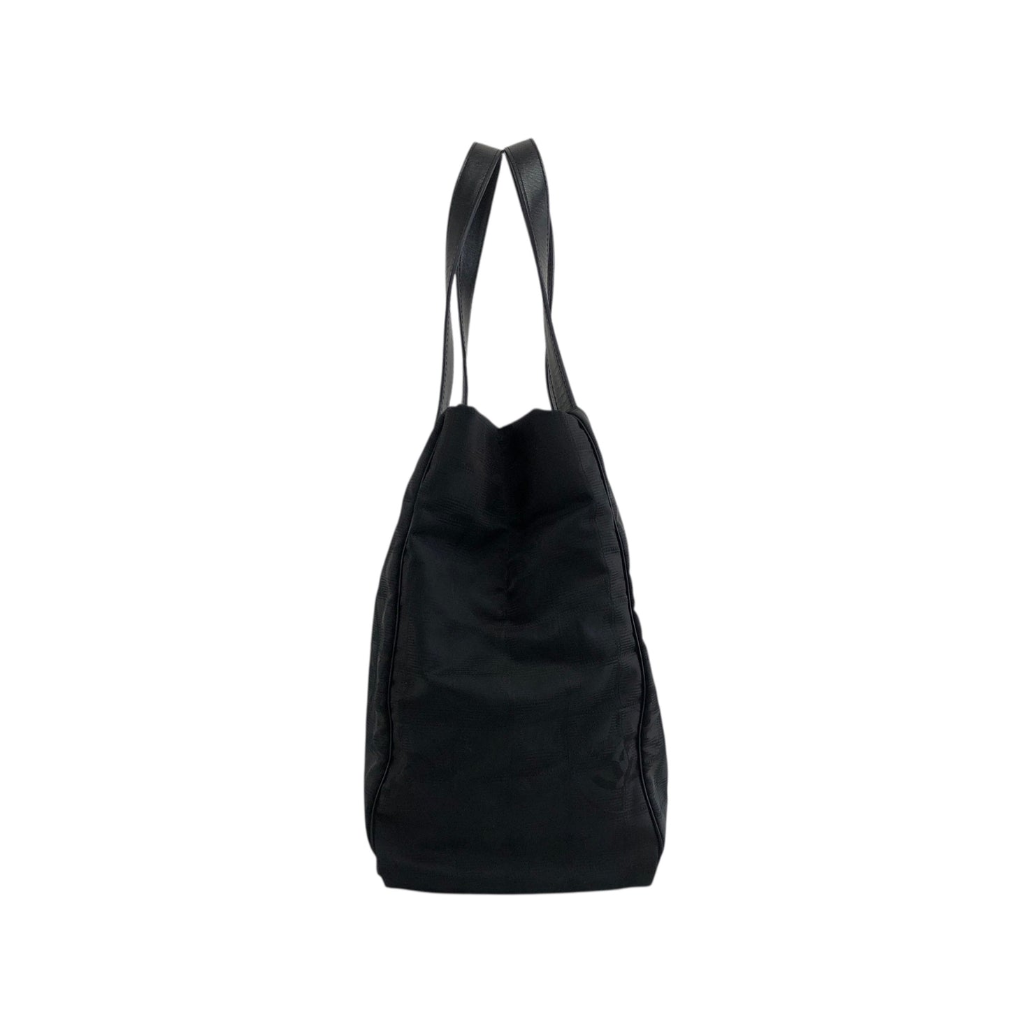 CHANEL New Travel Line Totebag Black Vintage j88xfn