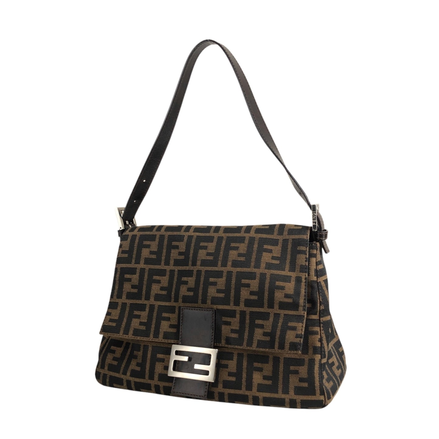 FENDI Zucca Shoulder bag Brown Vintage uipu4g