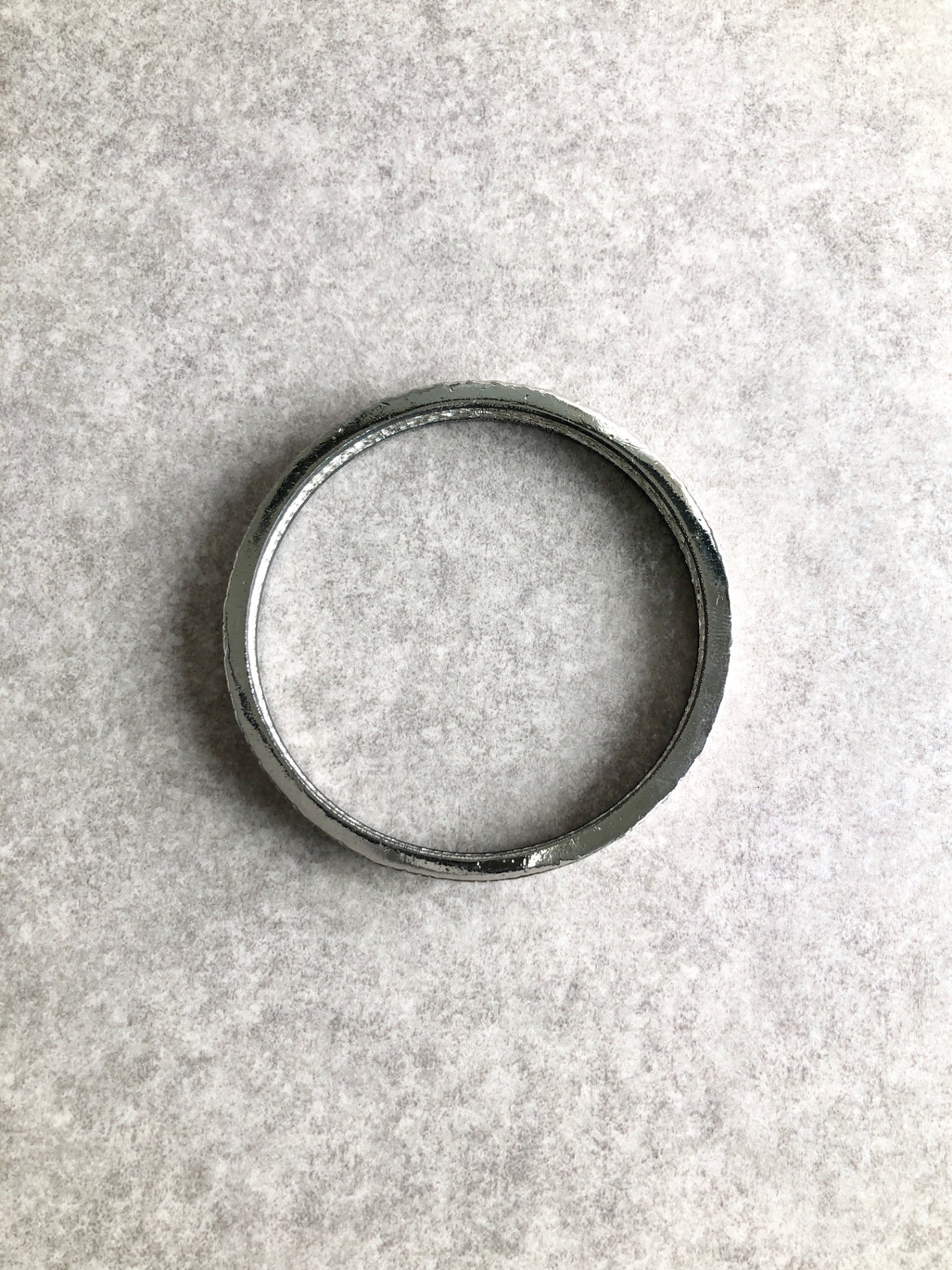 Christian Dior Cannage 手鐲銀色復古 22 寬