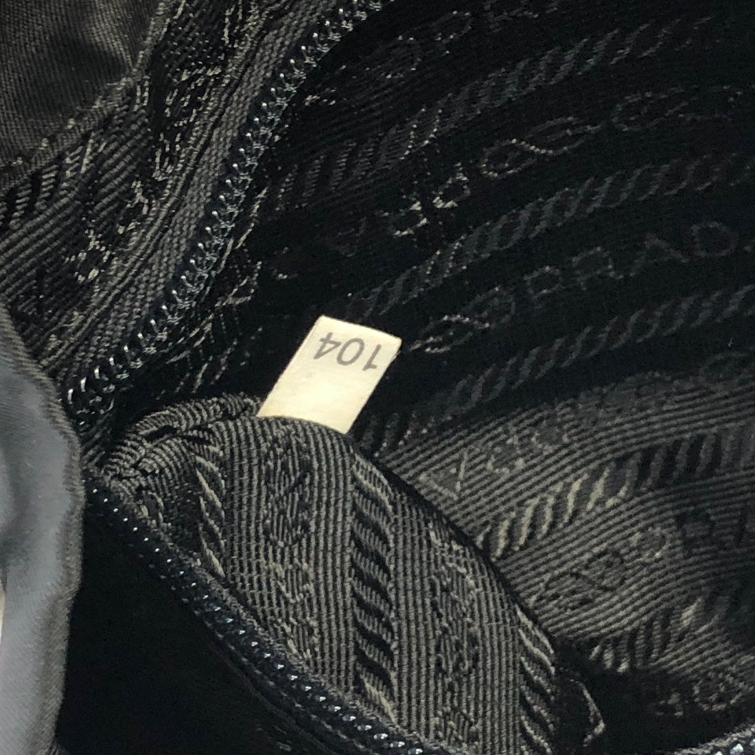 PRADA Triangle Logo Nylon Backpack Black Vintage e87423