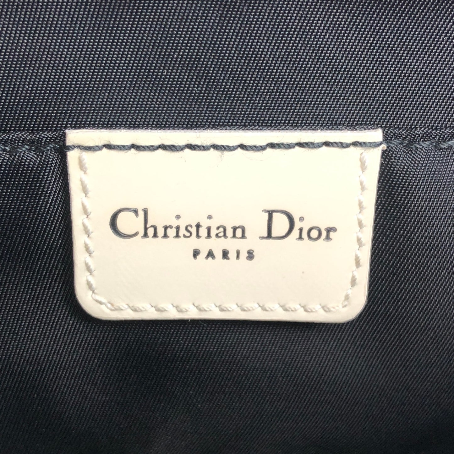 Christian Dior Trotter 小號手提包 黑×白 NO.1 復古 2mgtaw