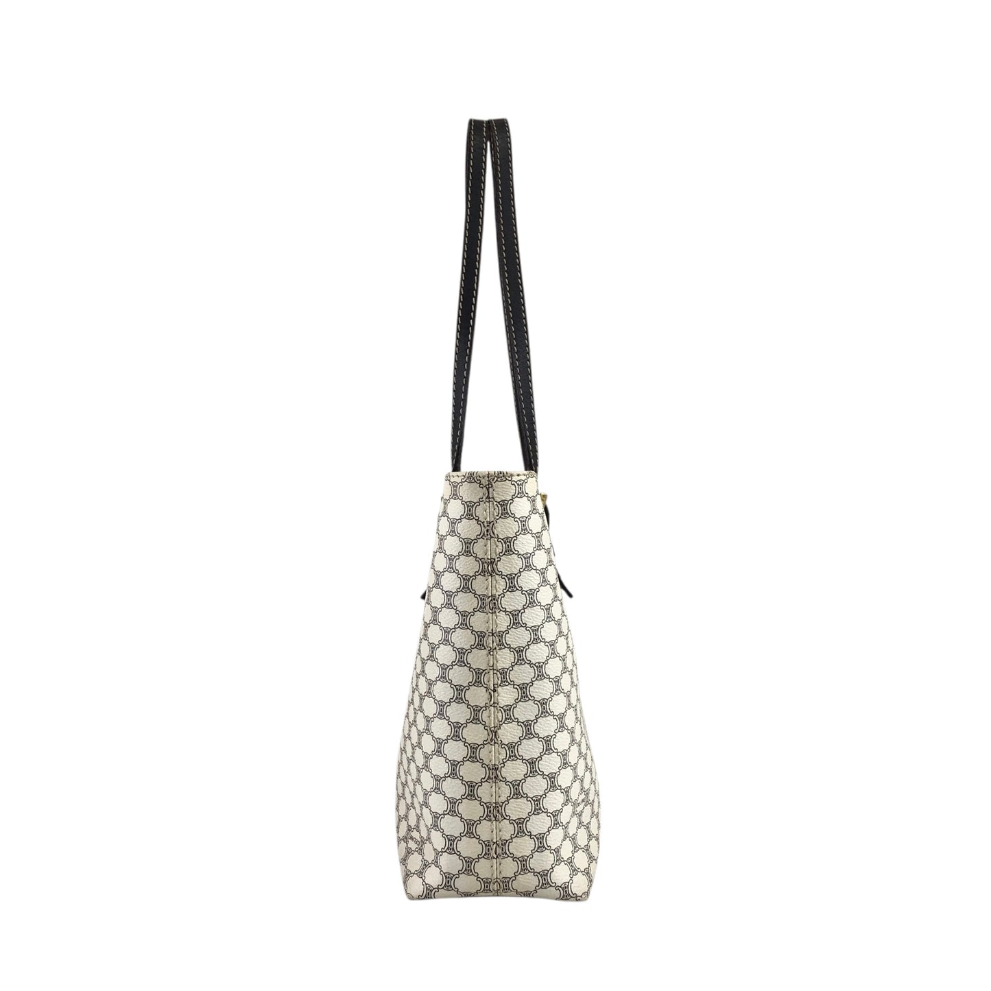 CELINE Macadam Totebag White Vintage 24apda
