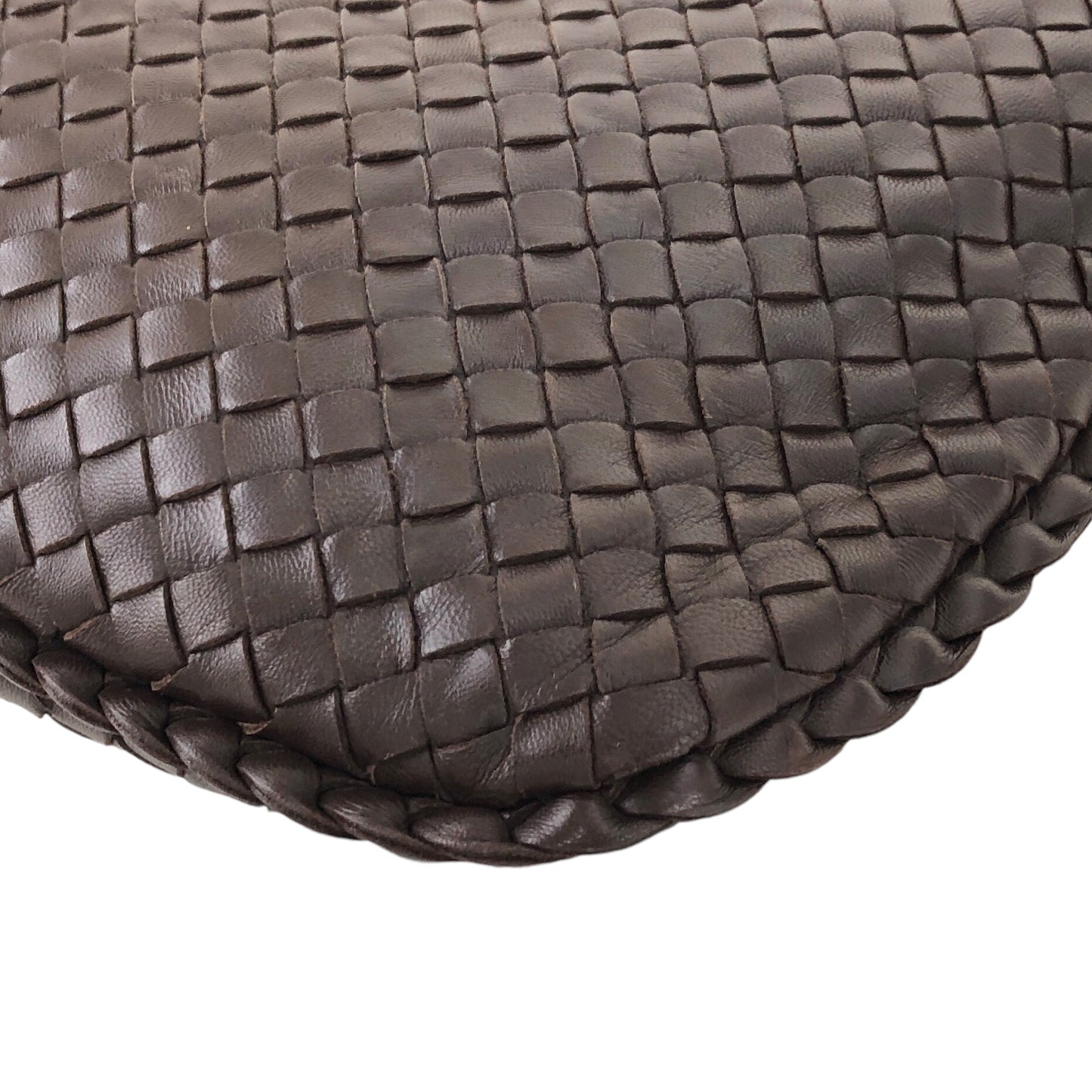 Bottega Veneta Intrecciato Shoulder bag Brown Vintage ugpenb