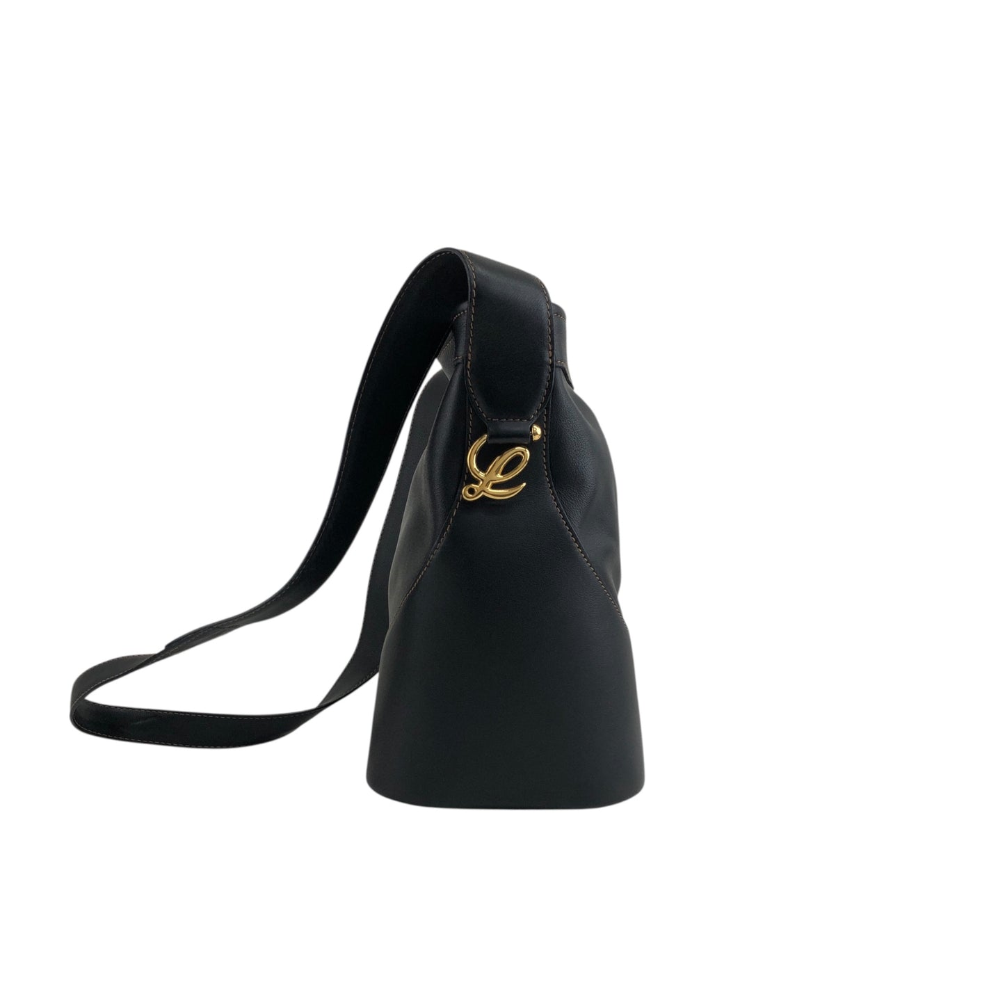 LOEWE Charm Shoulder bag Black Vintage zkuvfd