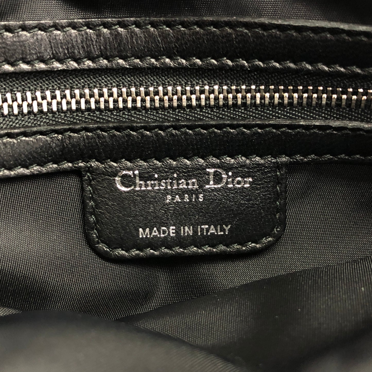 Christian Dior Cannage Logo Charm Turn Lock 單肩包 黑色 復古 swmt7e