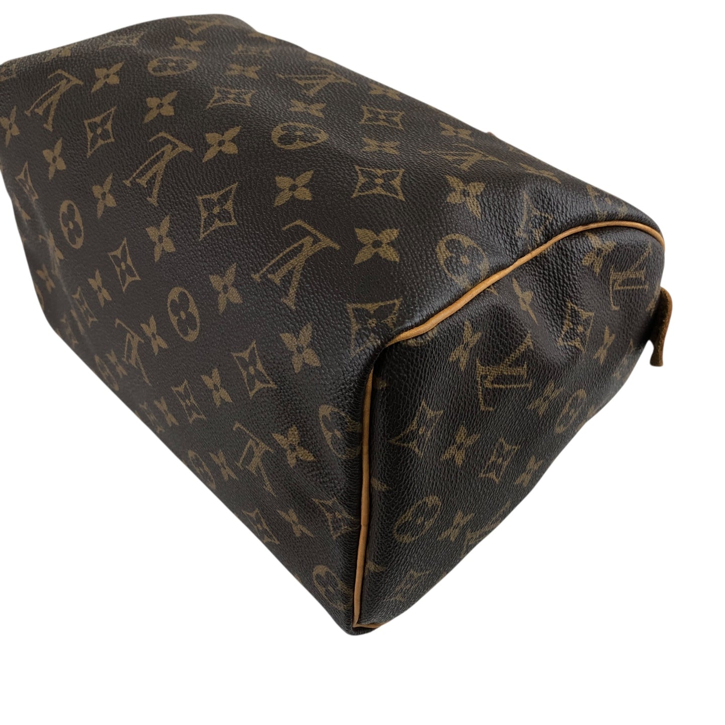 LOUIS VUITTON Monogram Small Boston bag Handbag Brown Vintage ffjgk5