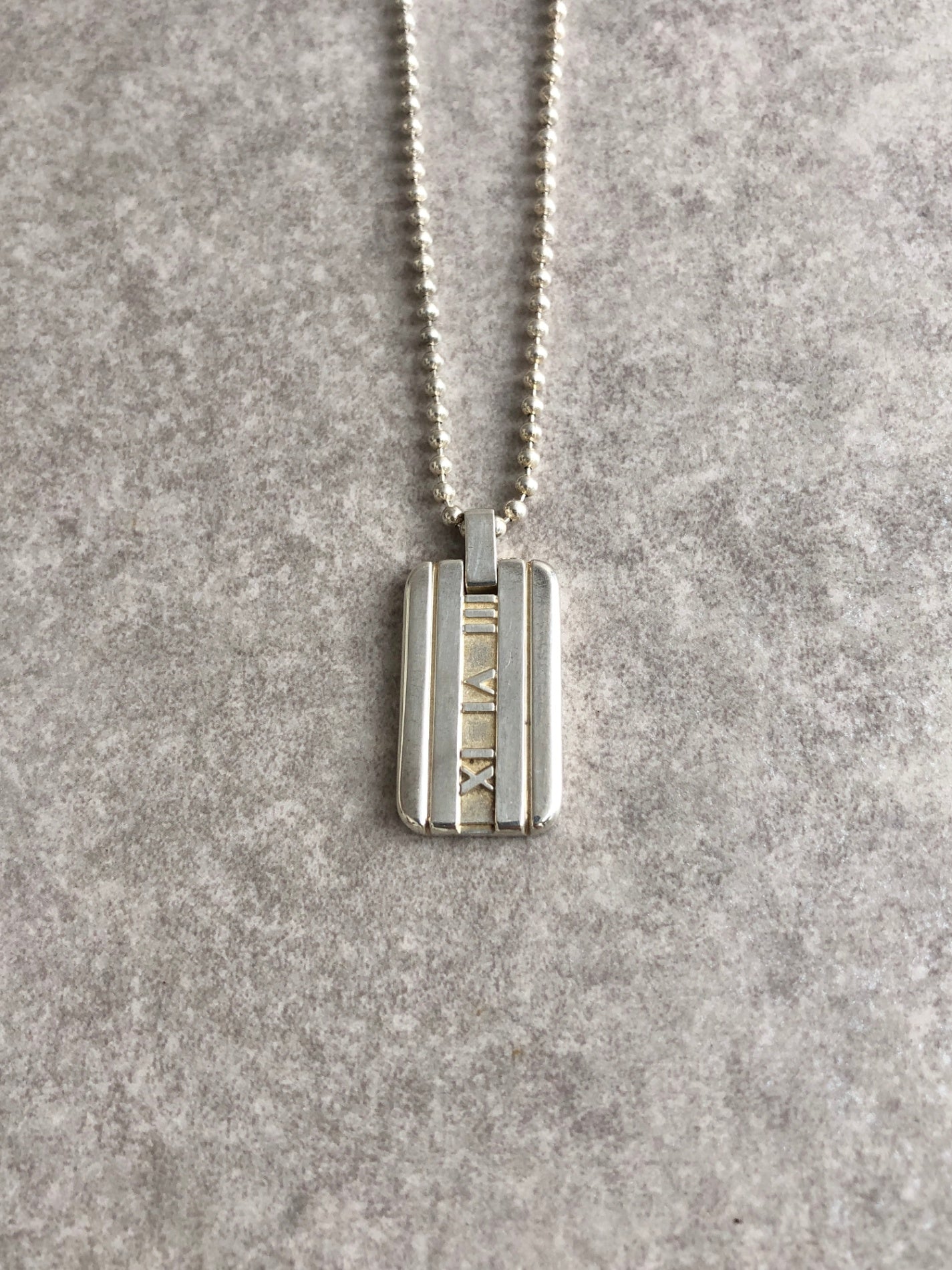 Tiffany & Co. Necklace Silver SILVERE 925 Vintage fxba3r